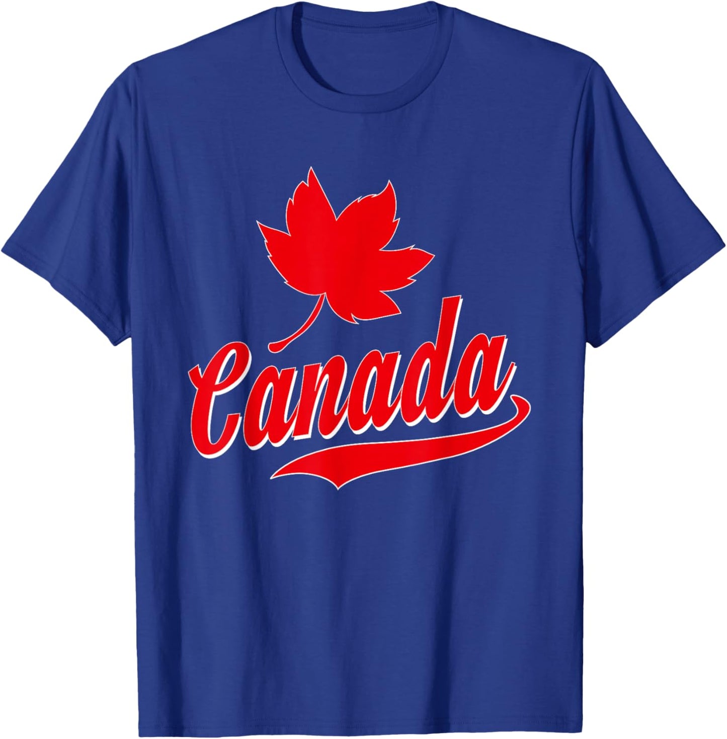 Canadian Canadian Maple Leaf Canada T-Shirt - T-Shirt | Royal