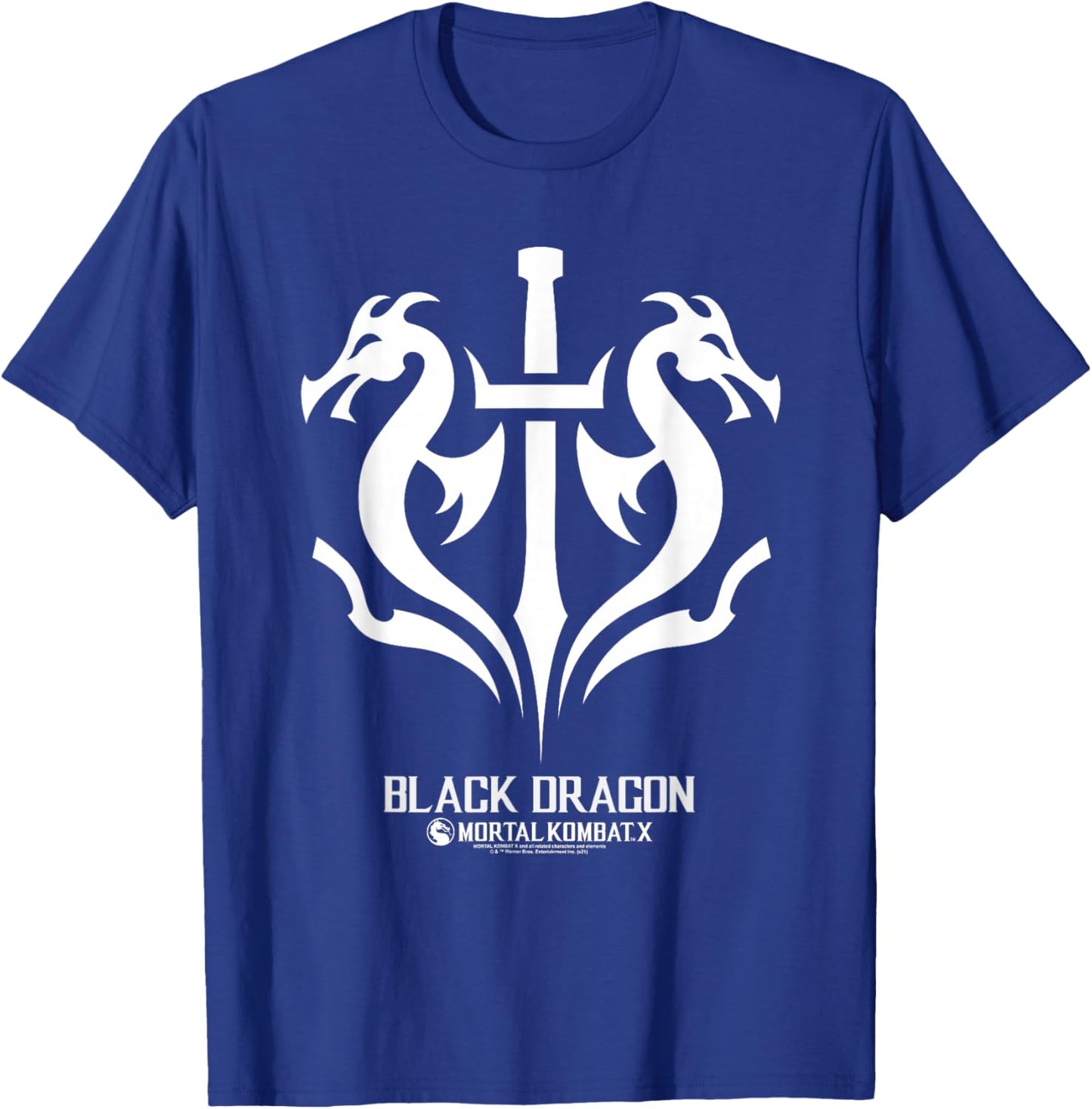 Mortal Kombat X Black Dragon T-Shirt - T-Shirt | Royal