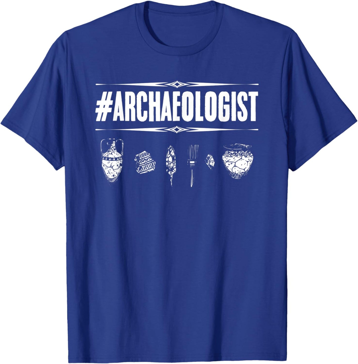 Archaeologist Fossil Paleontologist Anthropologist History T-Shirt - T-Shirt | Royal