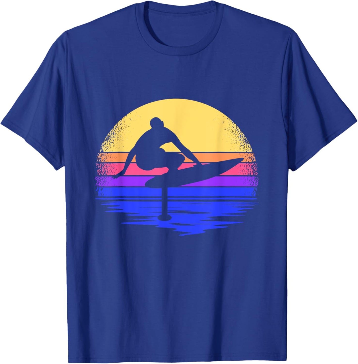 Hydrofoil Surf Foiling Foil Surfing T-Shirt - T-Shirt | Royal