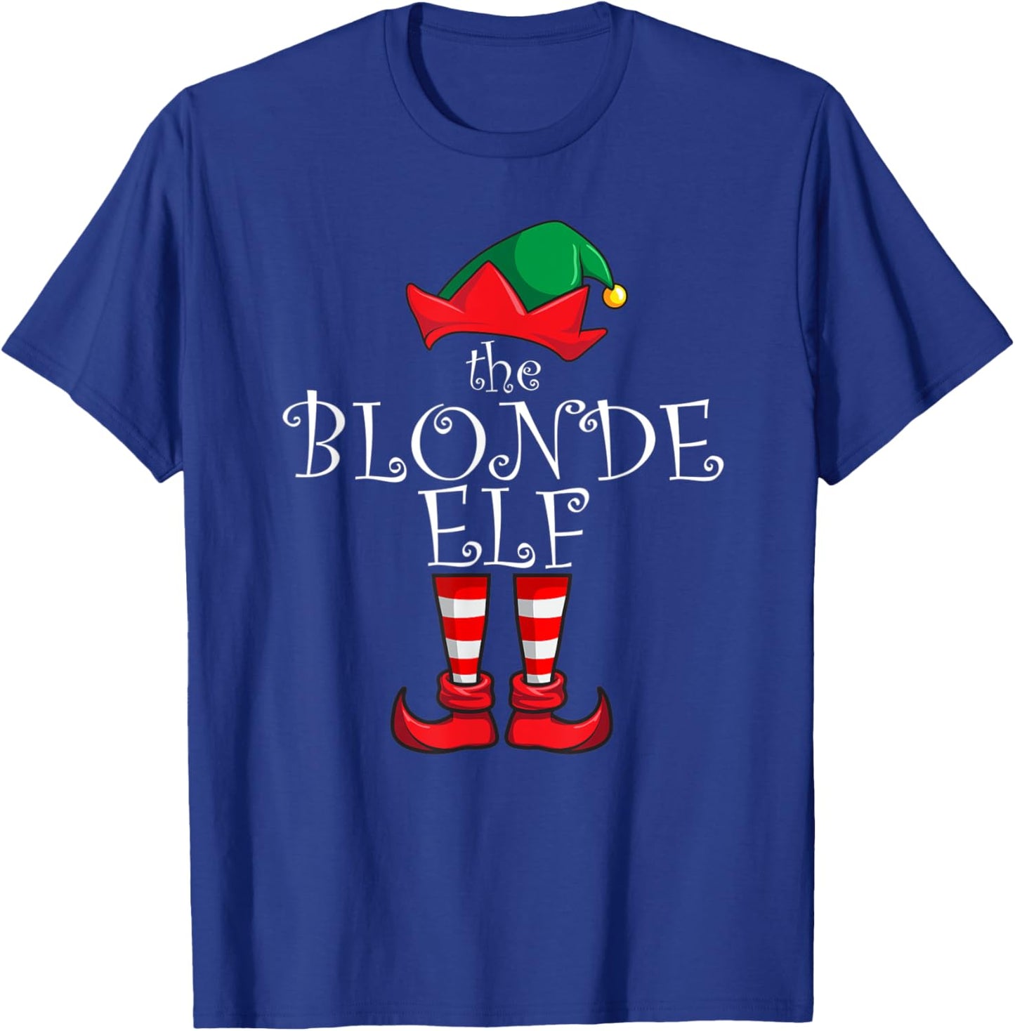 Blonde Elf Matching Family Christmas Party Pajama Blonde Elf T-Shirt - T-Shirt | Royal