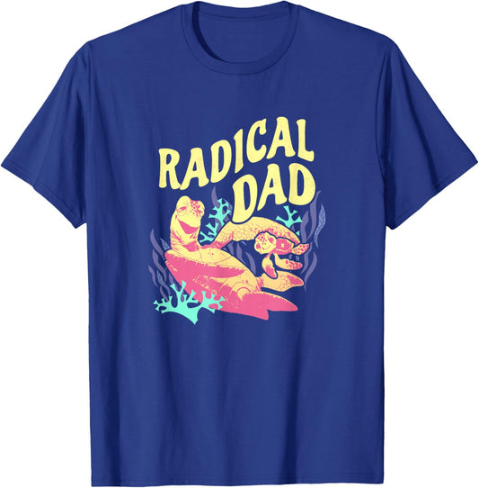 Disney Pixar Finding Nemo Father's Day Crush & Squirt Duo T-Shirt - T-Shirt | Royal