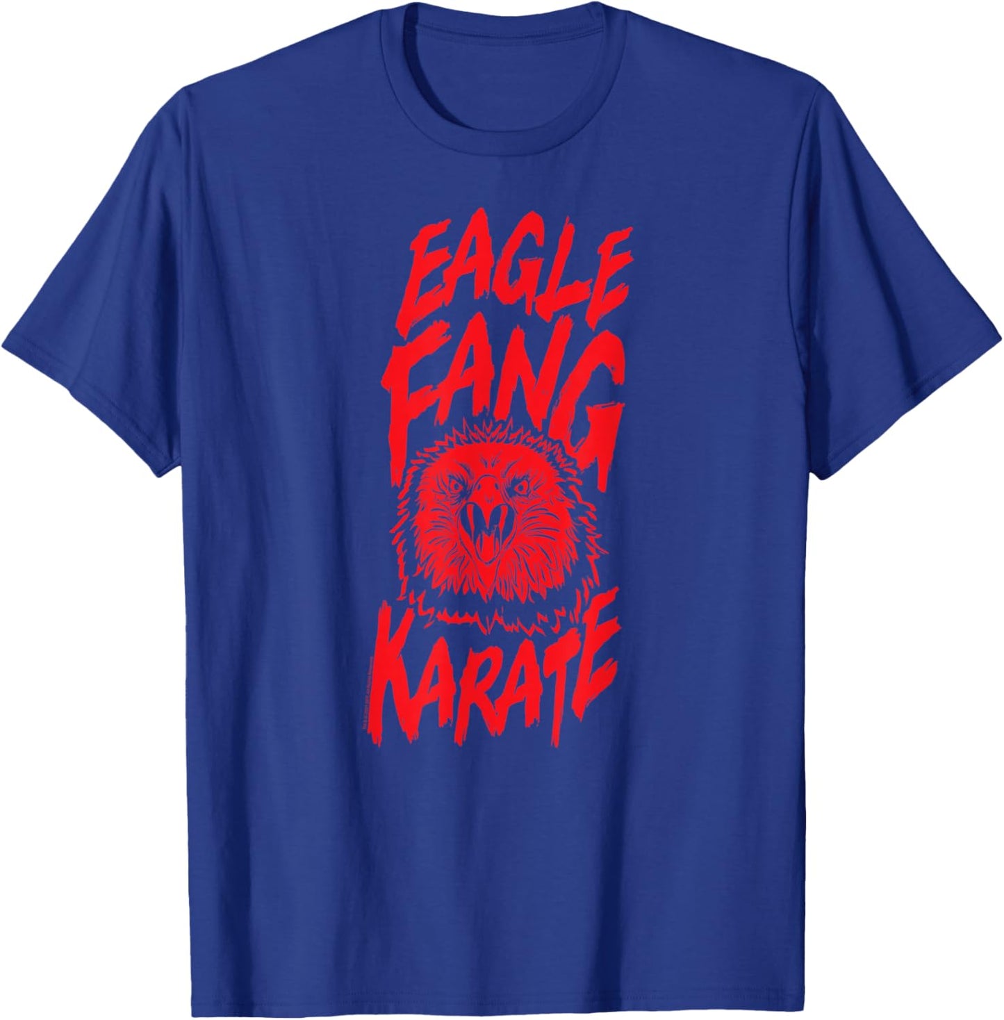 Cobra Kai Eagle Fang Scratch Logo T-Shirt - T-Shirt | Royal