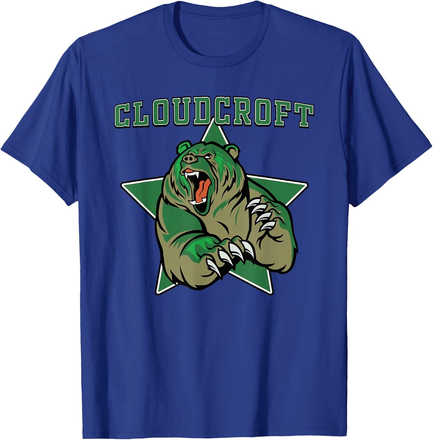 Cloudcroft Bears High School Team Spirit T-Shirt - T-Shirt | Royal