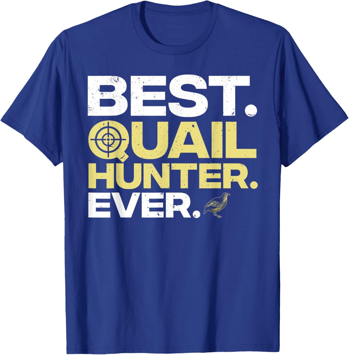 Cool Quail Hunting Art Men Women Upland Hunting Bird Hunter T-Shirt - T-Shirt | Royal