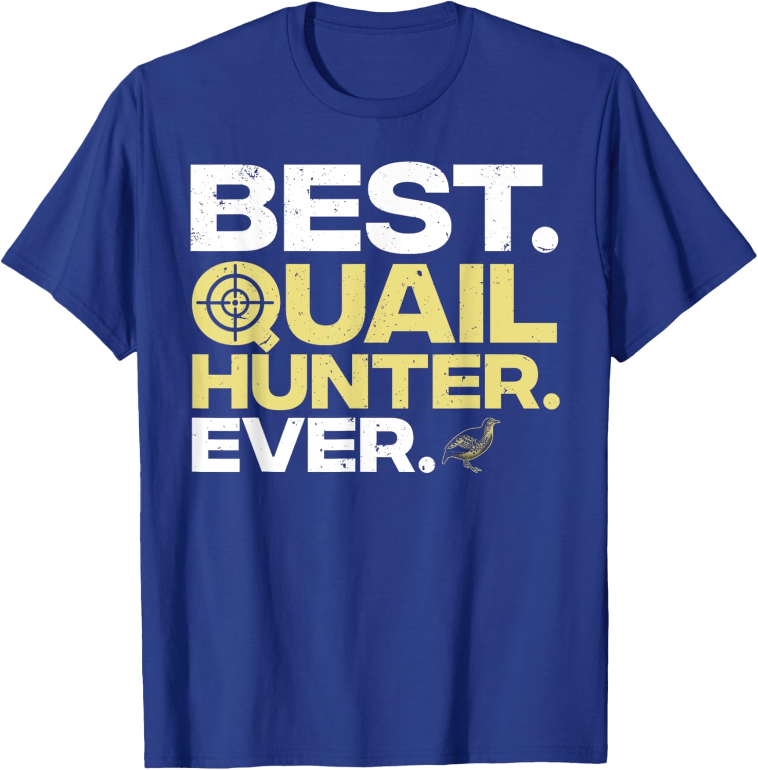 Cool Quail Hunting Art Men Women Upland Hunting Bird Hunter T-Shirt - T-Shirt | Royal