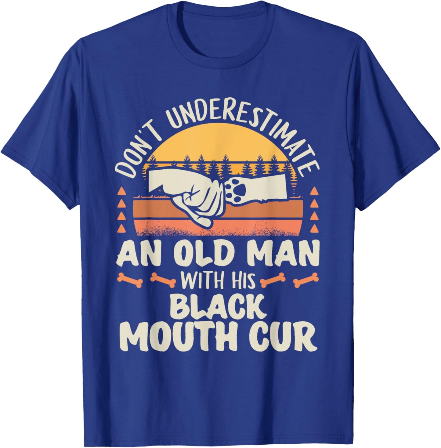 Black Mouth Cur Shirt Men Women Dog Mom Dog Lover T-Shirt - T-Shirt | Royal