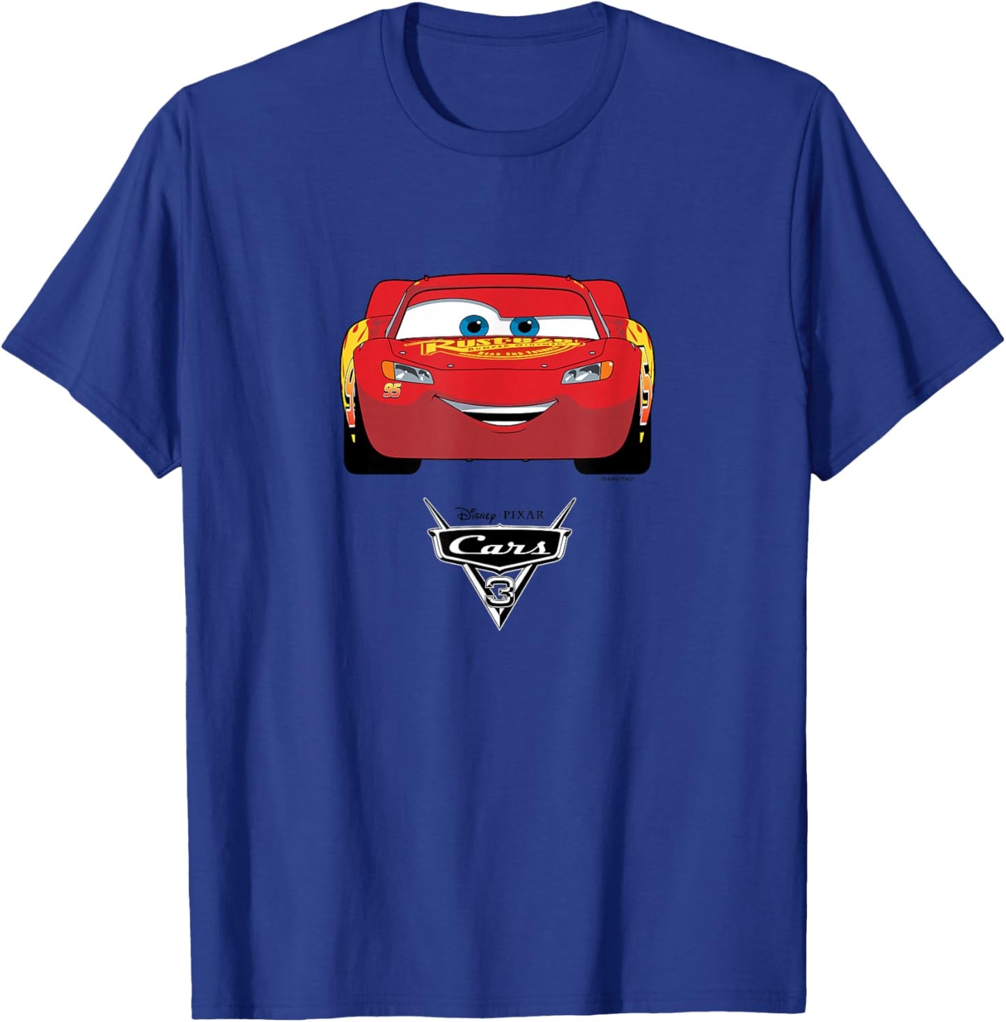Disney Pixar - Cars 3 Lightning McQueen T-Shirt - T-Shirt | Royal