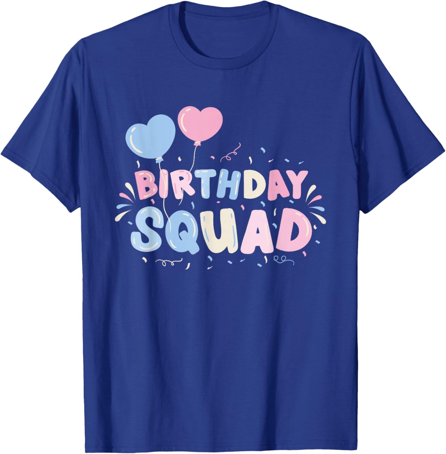 Pastel Birthday Squad for Birthday Party T-Shirt - T-Shirt | Royal