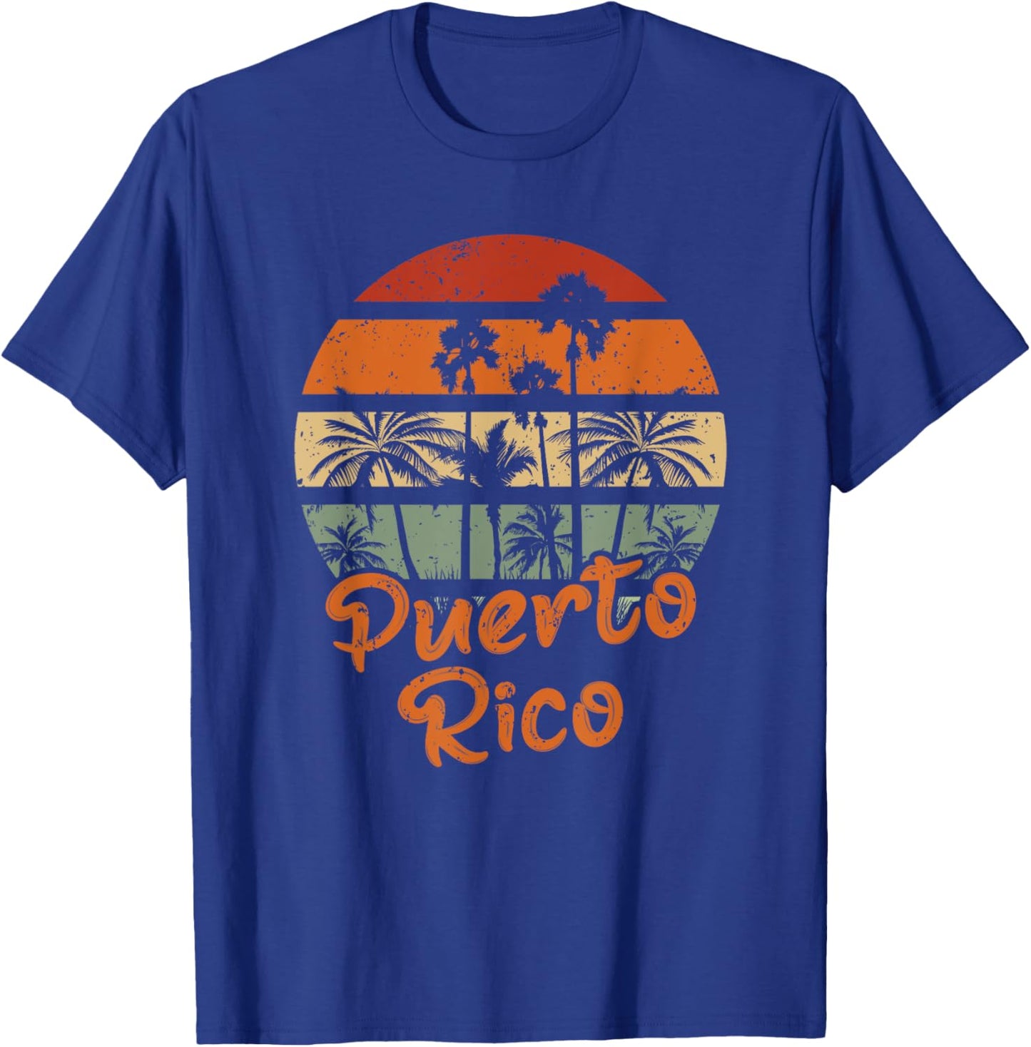 Puerto Rico Surfing Vintage T-Shirt - T-Shirt | Royal