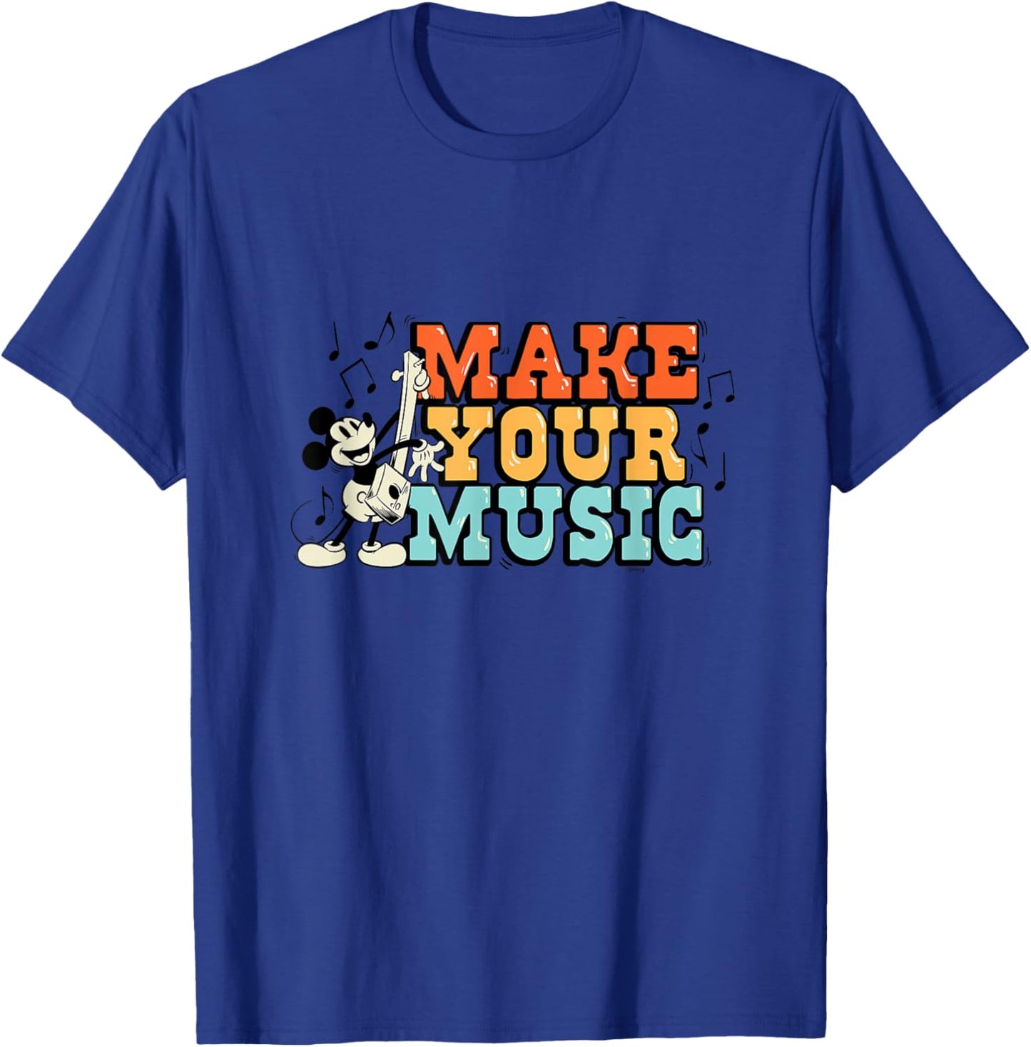 Disney - Mickey Make Your Music T-Shirt - T-Shirt | Royal