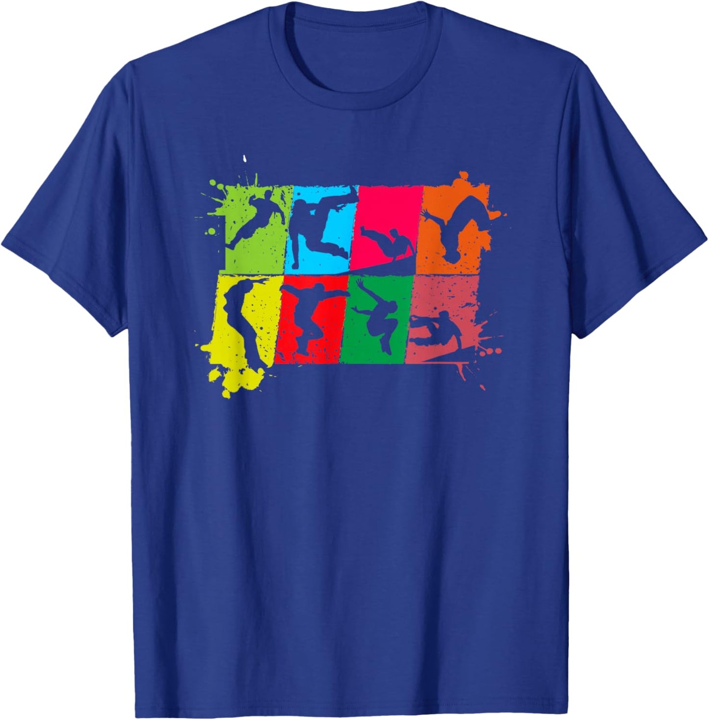 Freerunning Parkour Jump Obstacle Course Parkour T-Shirt - T-Shirt | Royal