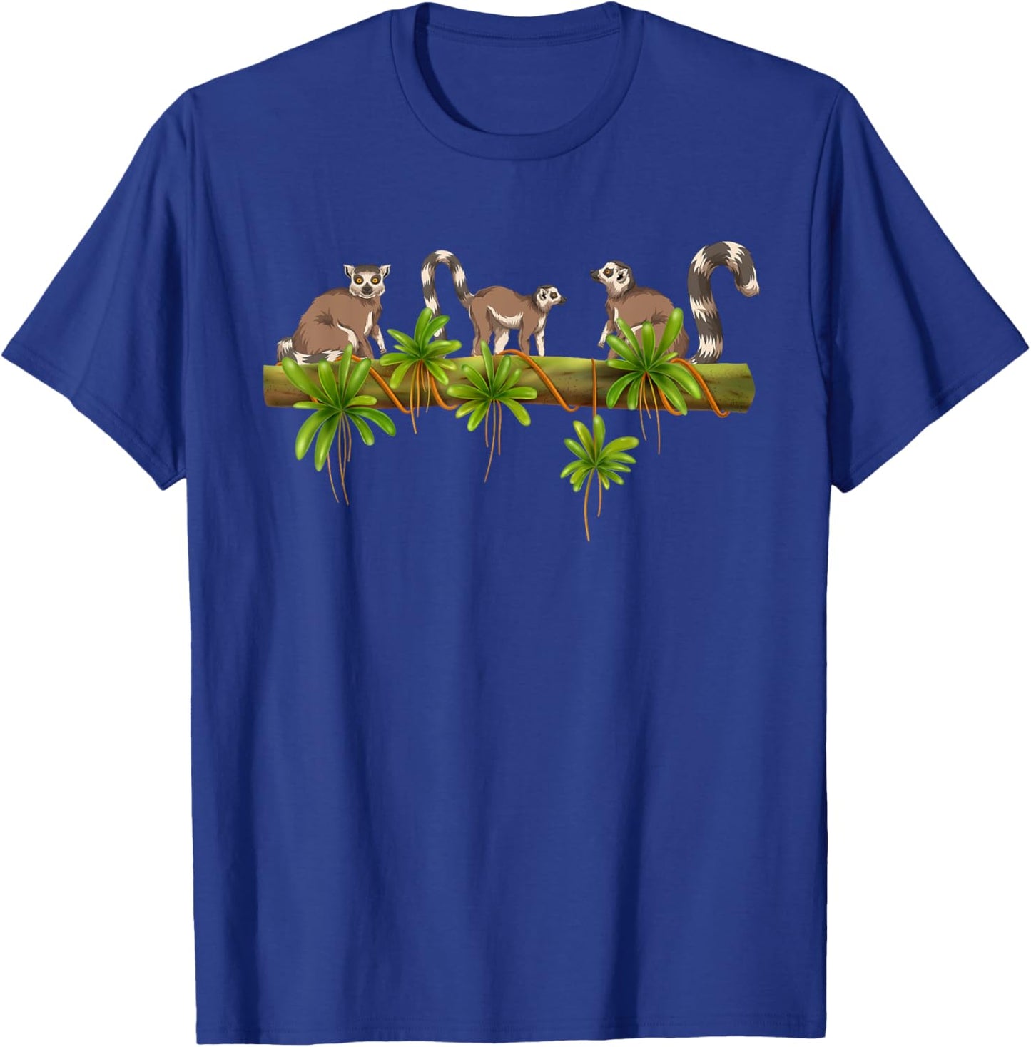 Sifakas Lemur Lover Vari Madagascar Animal Monkey Lemur T-Shirt - T-Shirt | Royal