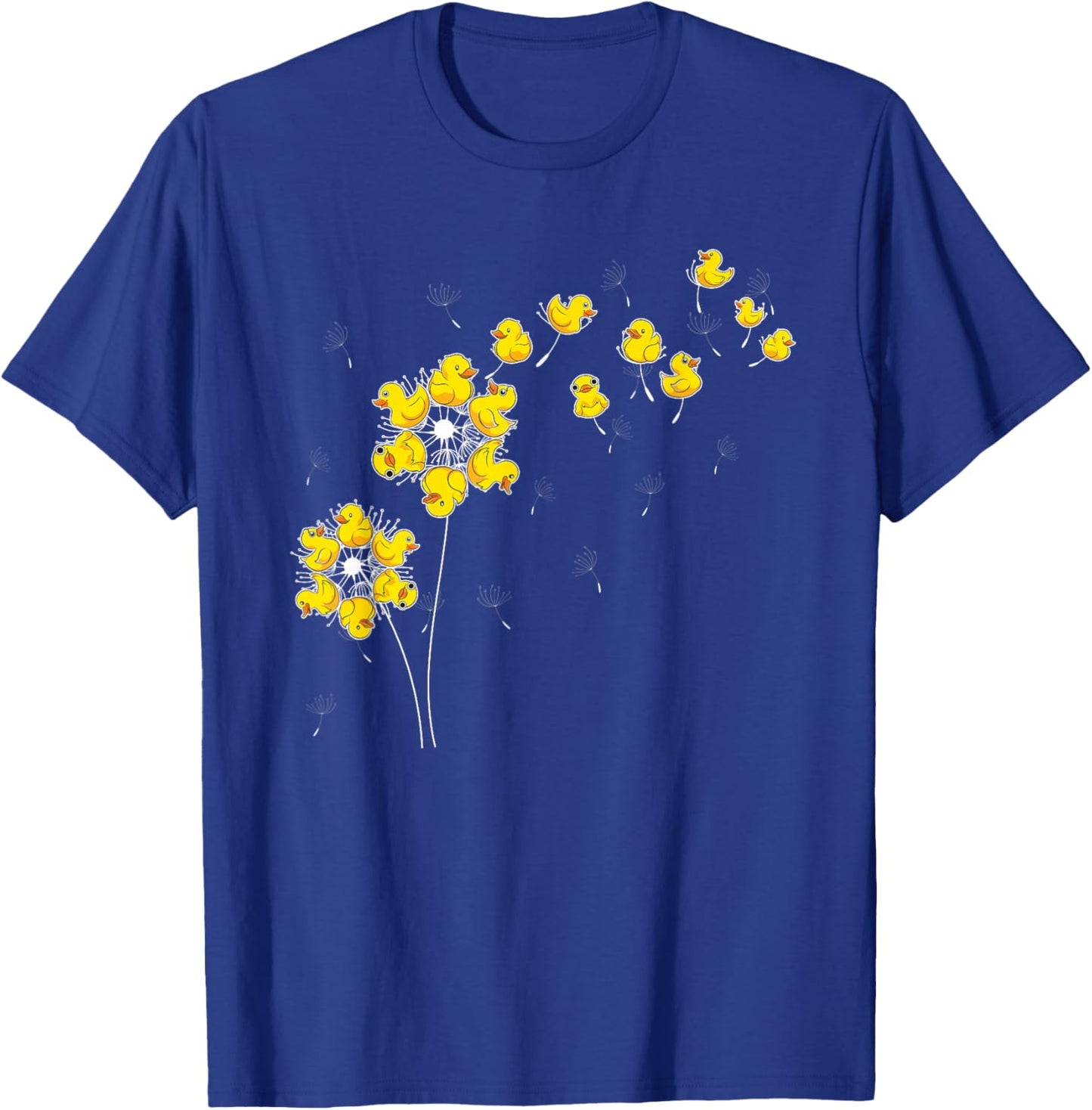Rubber Duck, Dandelion, Squeaky Duck T-Shirt - T-Shirt | Royal