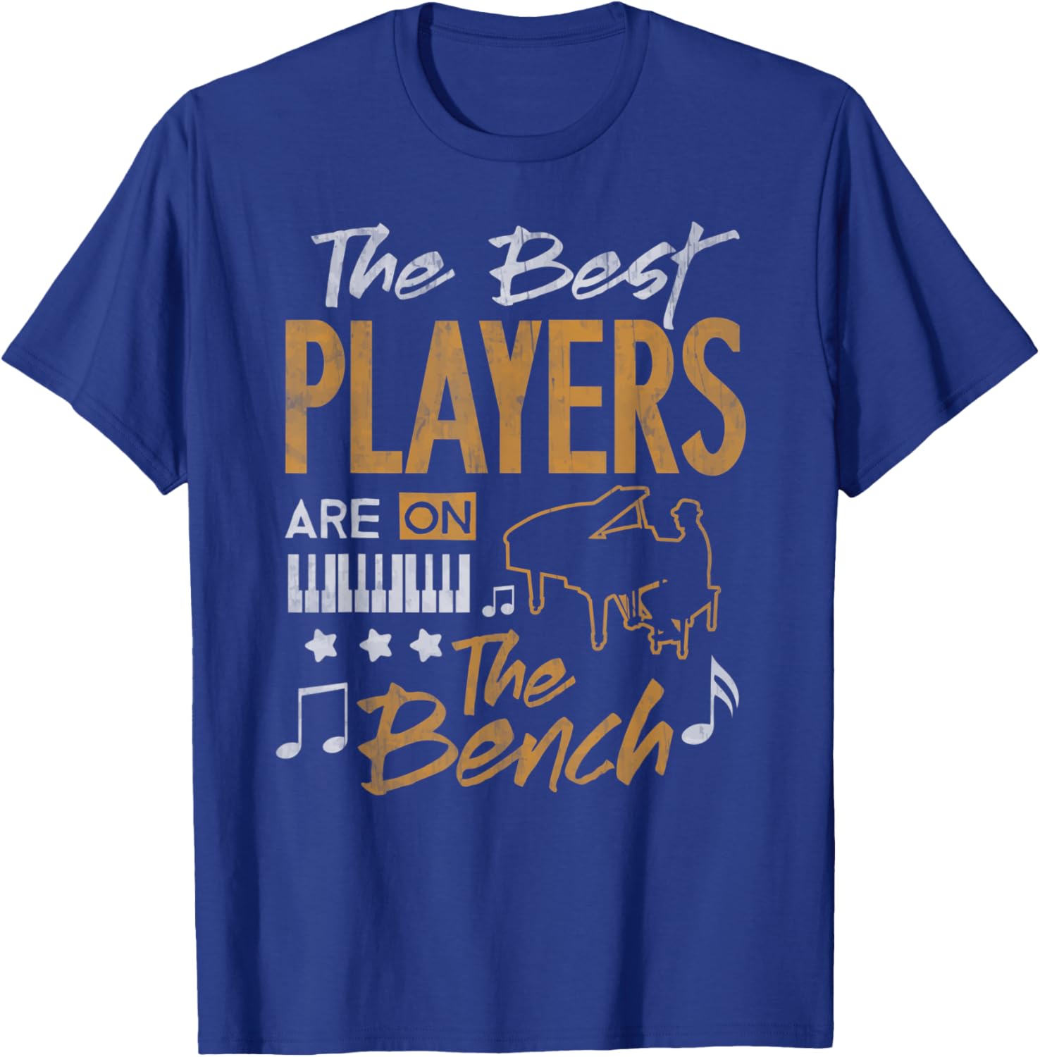 Piano Player Shirt Funny Pianist Music Lover Teacher Student Women Kids T-Shirt - T-Shirt | Royal