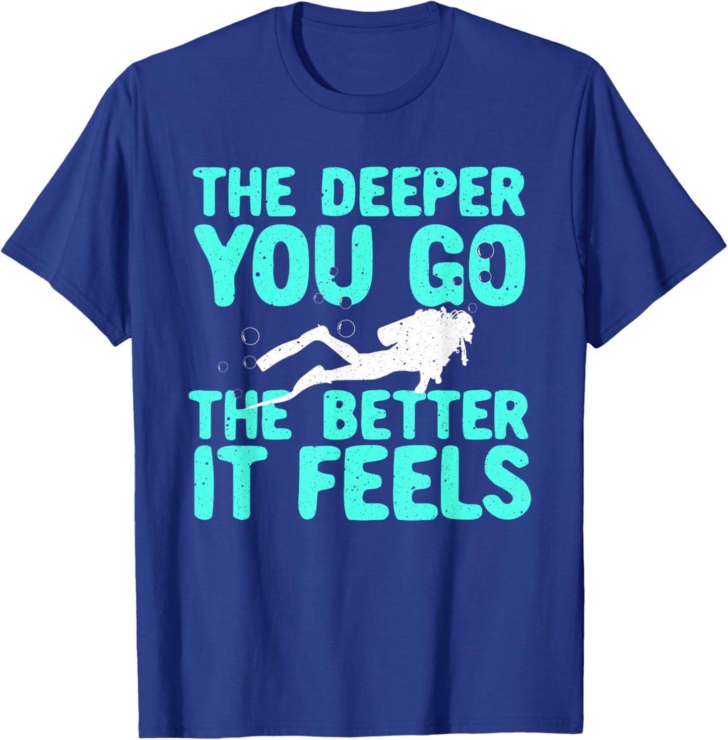Funny Scuba Diving Themed Design Women Scuba Dive T-Shirt - T-Shirt | Royal