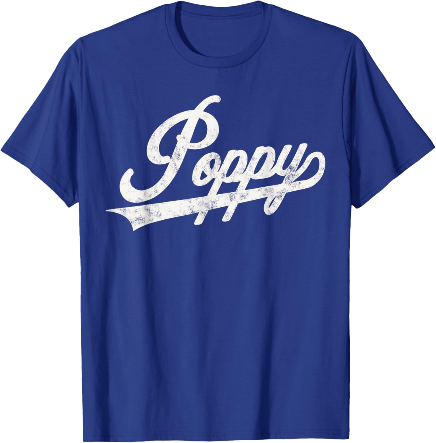 Poppy Retro Style Father’s day Gift Papa Grandpa T-Shirt - T-Shirt | Royal