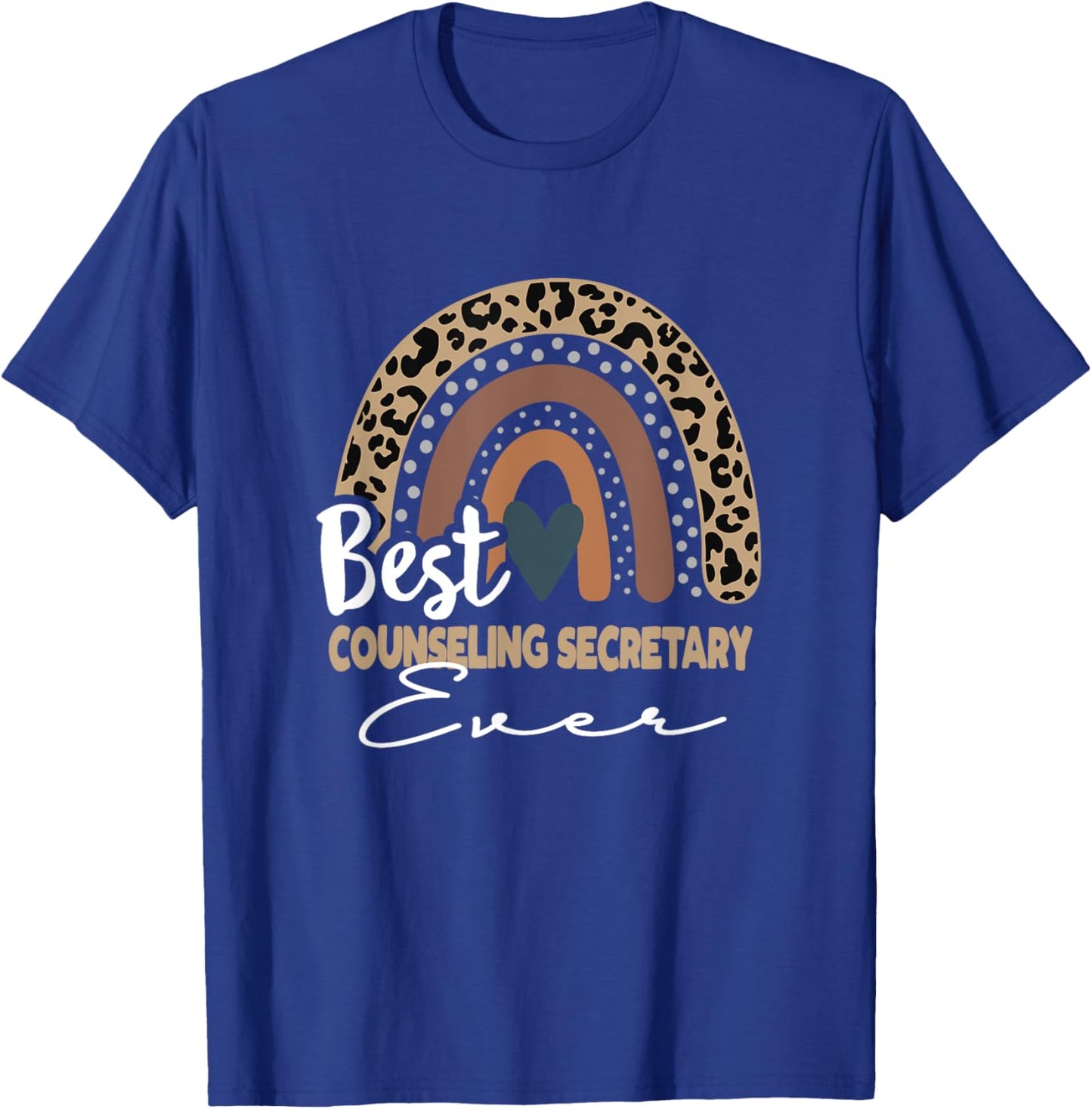 Back To School Boho Rainbow, counseling secretary T-Shirt - T-Shirt | Royal