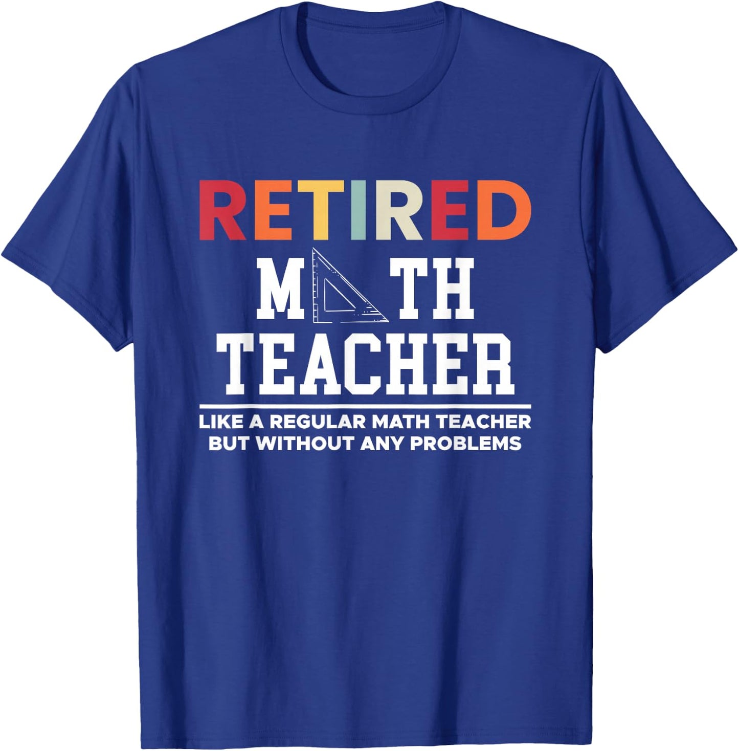 Retired Math Teacher Definition Mathematik Lehrer Mathe T-Shirt - T-Shirt | Royal