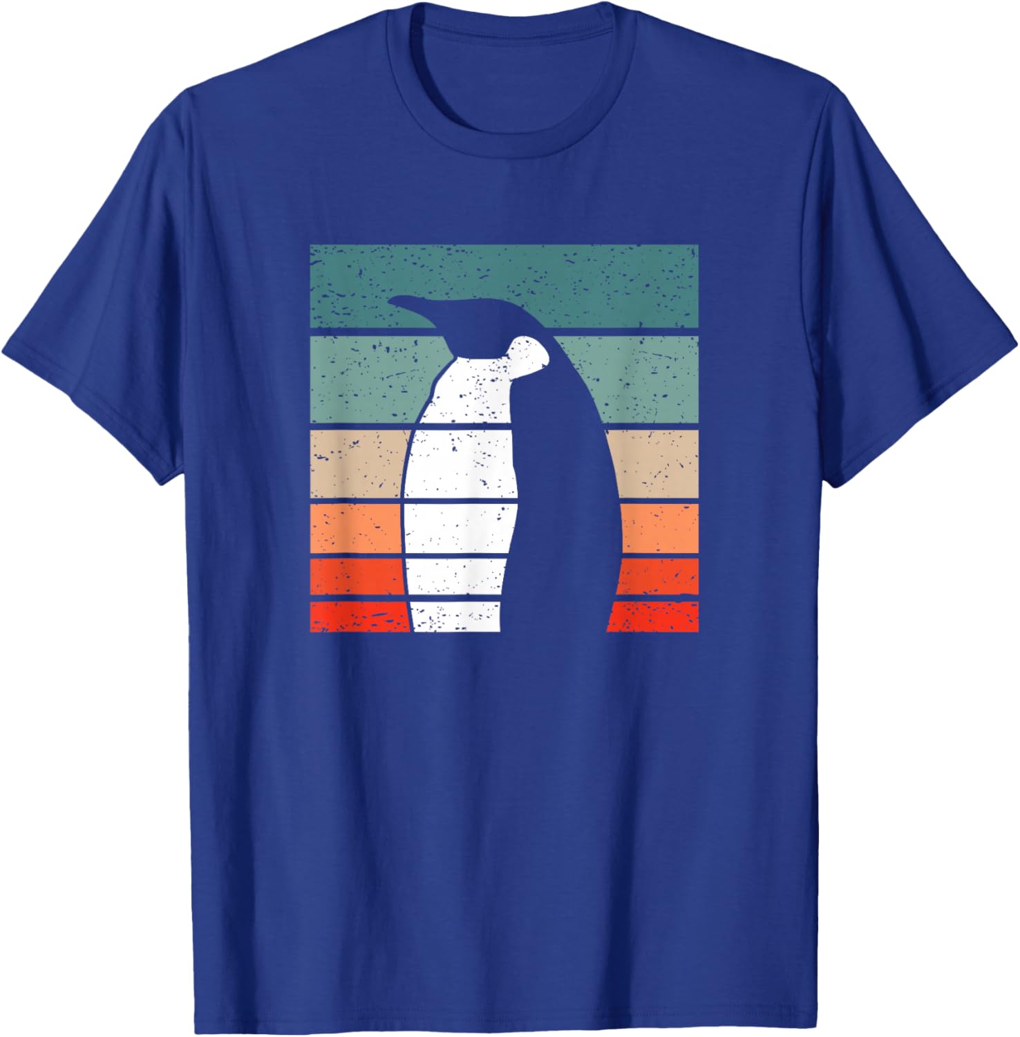 Penguin Retro Style Vintage T-Shirt - T-Shirt | Royal