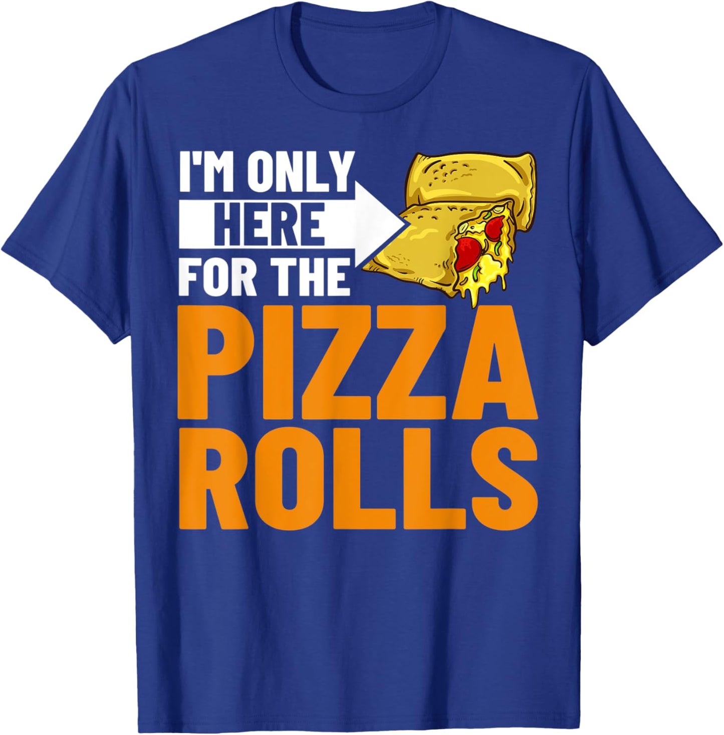 Pizza Rolls Cheese Pepperoni Vegan T-Shirt - T-Shirt | Royal