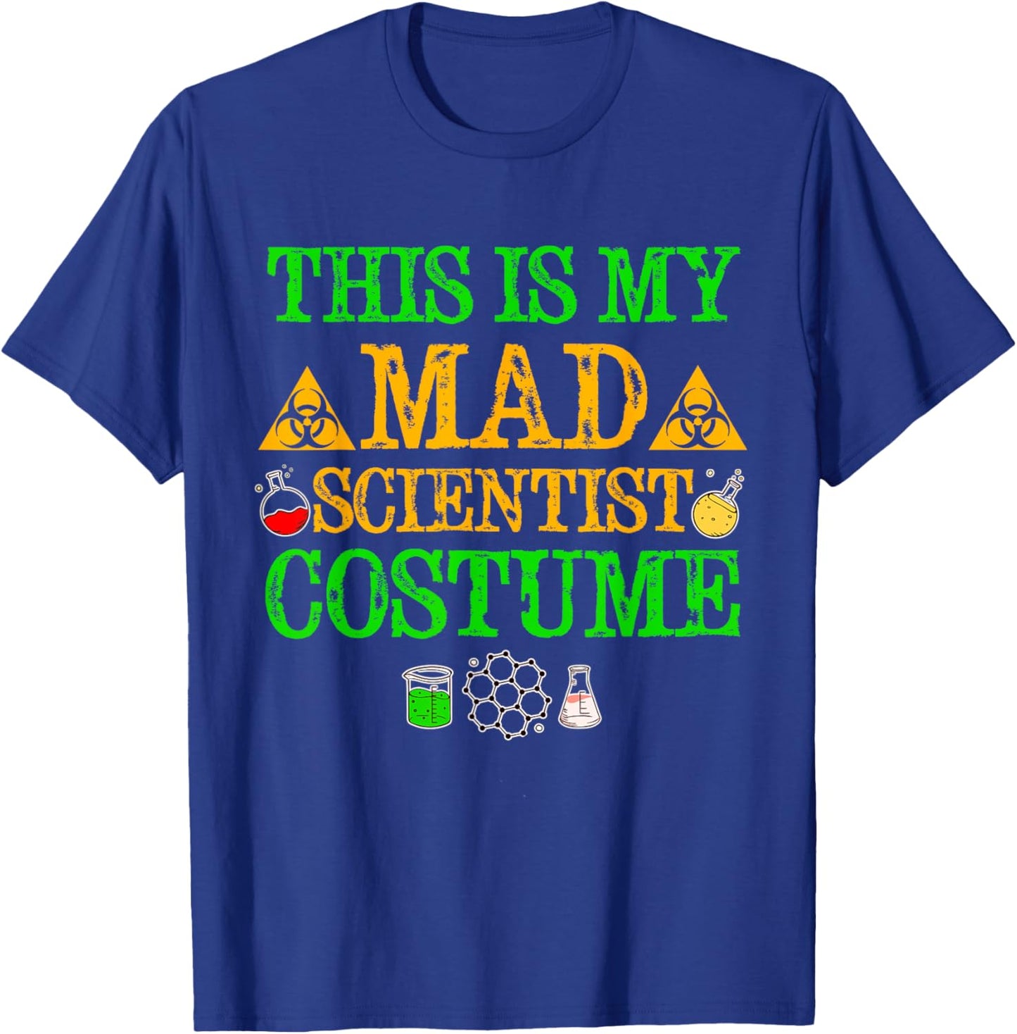 This is my mad scientist costume Halloween T-Shirt - T-Shirt | Royal