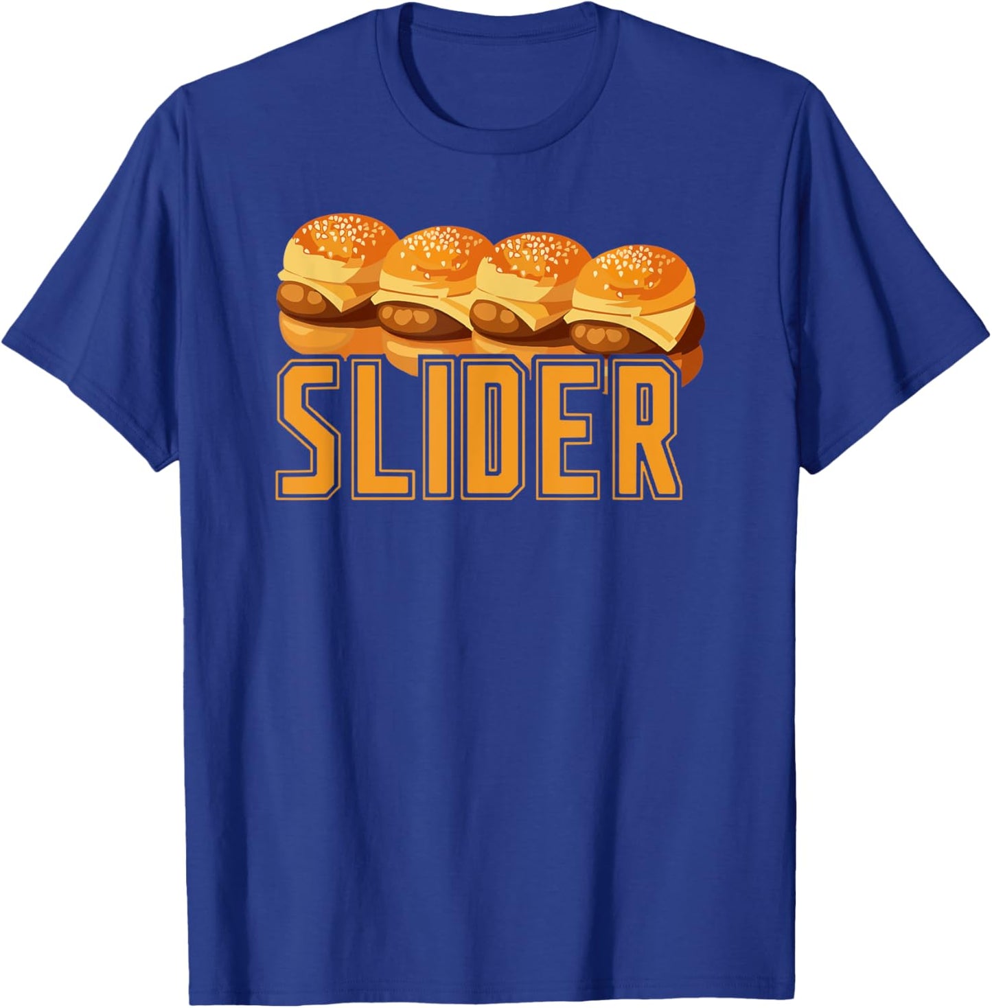 Burger slider meat eater bbq grilling Gift couples T-Shirt - T-Shirt | Royal