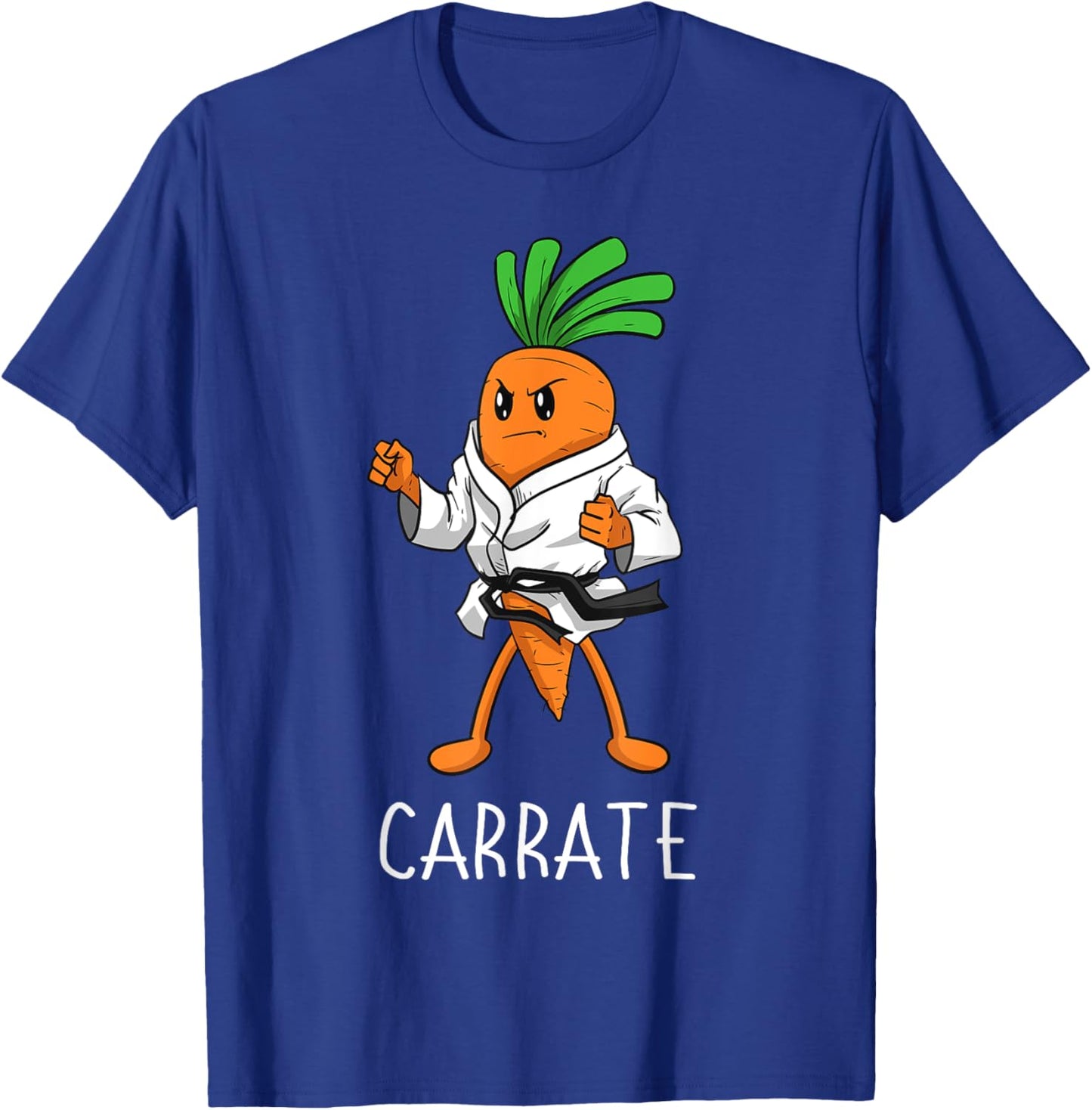 Carrate Karate Carrot Student Teacher Trainee Trainor Small T-Shirt - T-Shirt | Royal