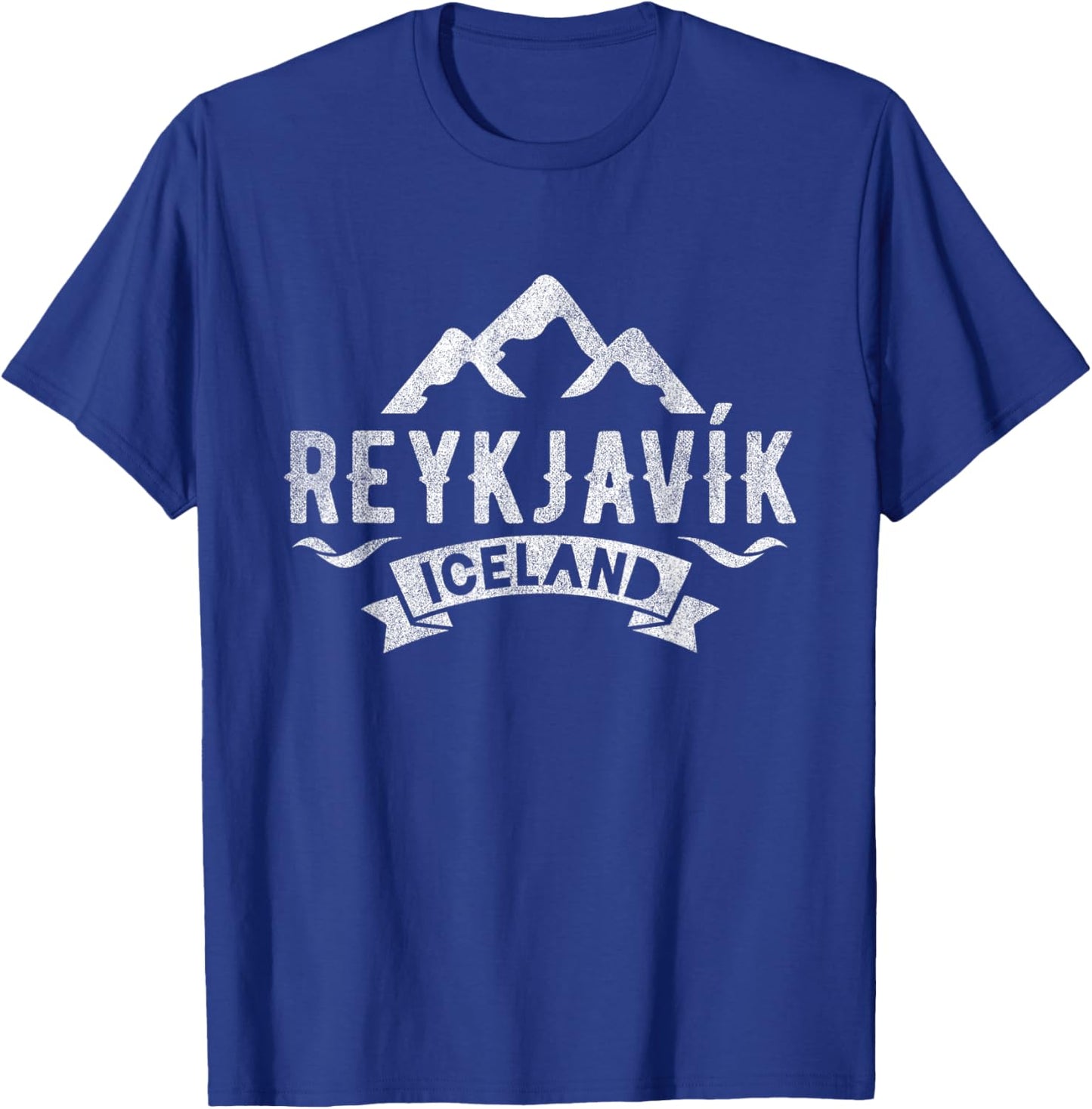 Vintage Reykjavik Iceland T-Shirt - T-Shirt | Royal