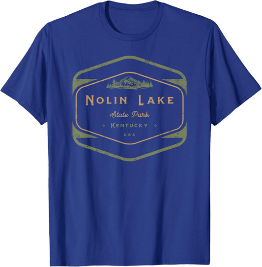 Nolin Lake State Park Kentucky Retro Vintage T-Shirt - T-Shirt | Royal