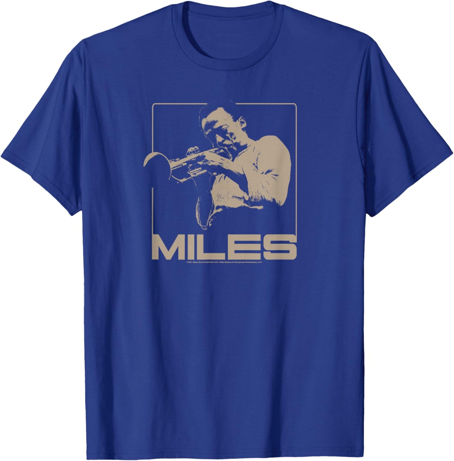 Miles Davis Monochromatic Brown T-Shirt - T-Shirt | Royal
