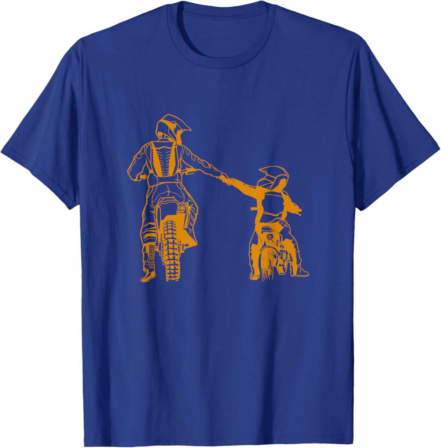Motocross As Father As Son Gift Motorcycle Cross T-Shirt - T-Shirt | Royal