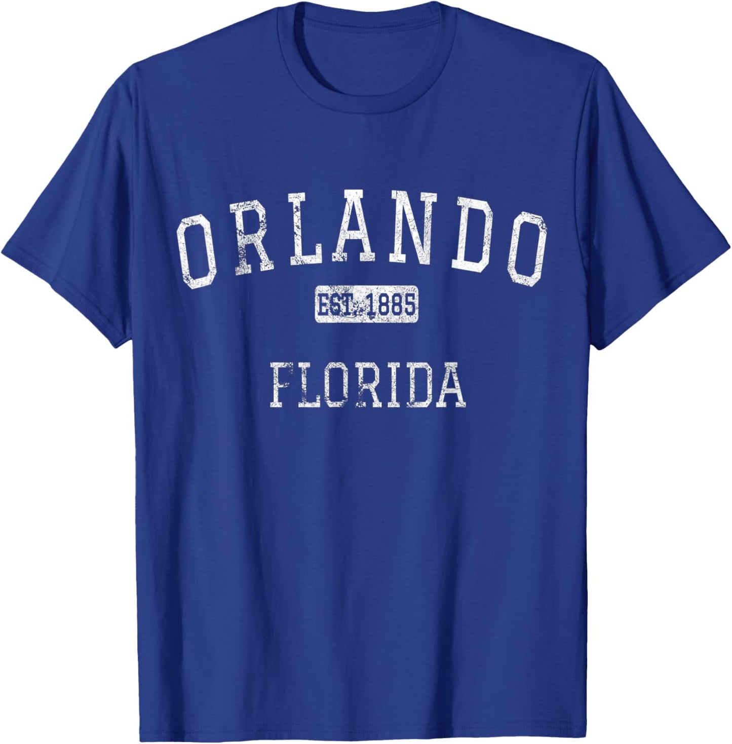 Orlando Florida FL Vintage T-Shirt - T-Shirt | Royal