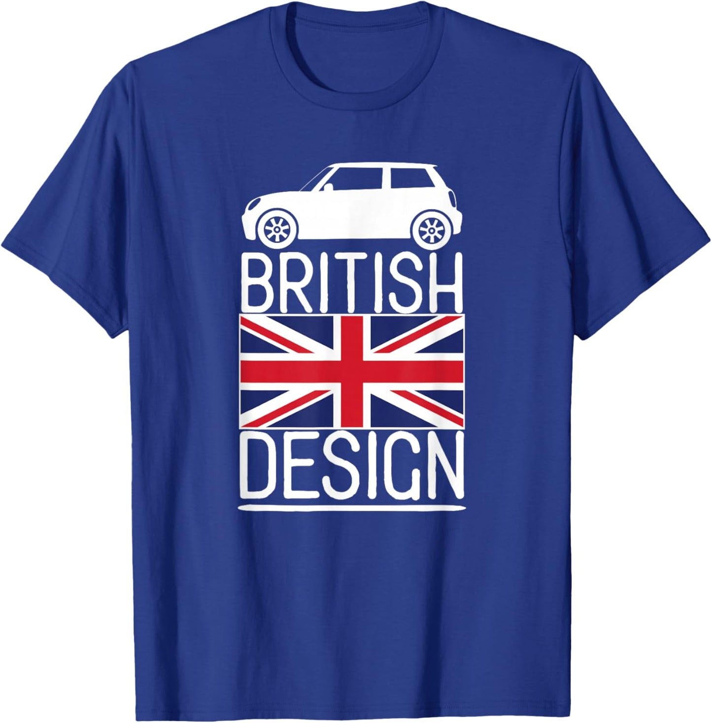 British Classic Car Mini T-Shirt - T-Shirt | Royal