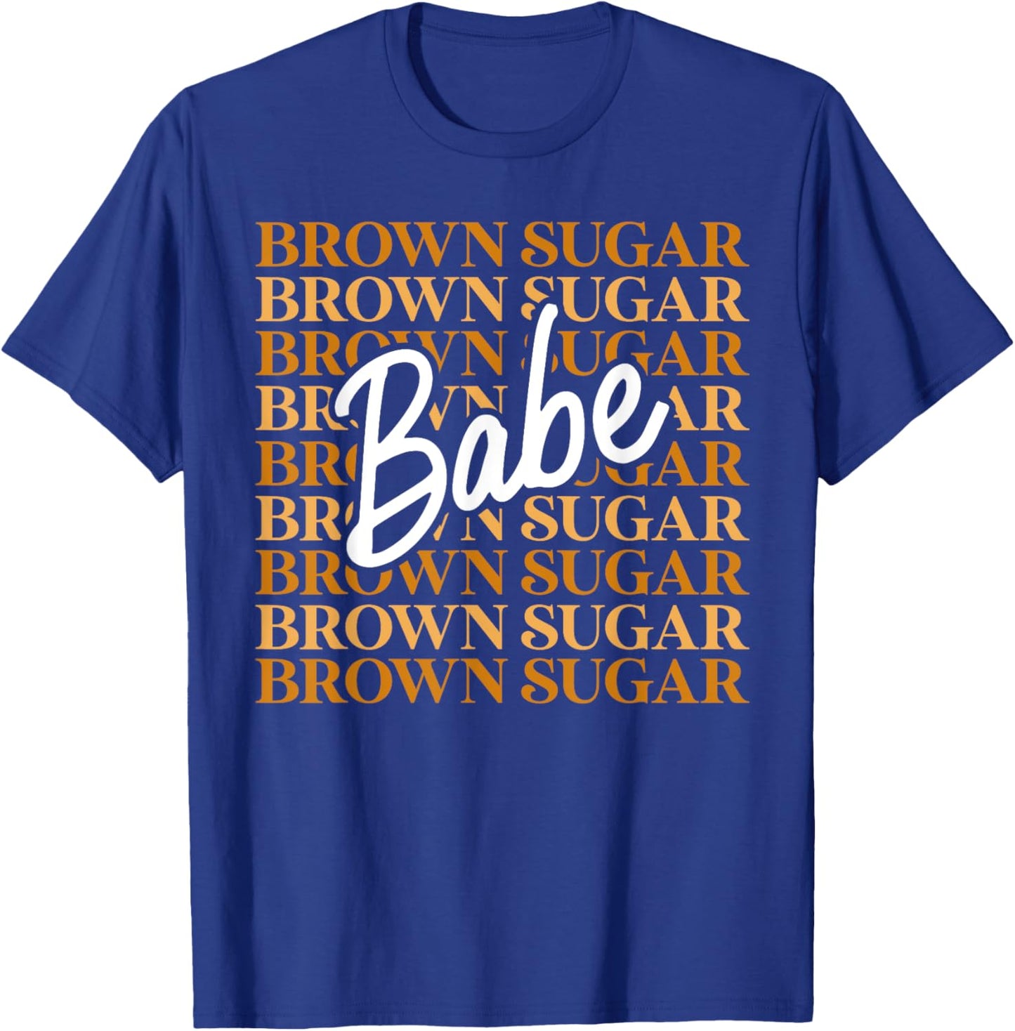 Brown Sugar Babe Black African Melanin Pride Retro Vintage T-Shirt - T-Shirt | Royal