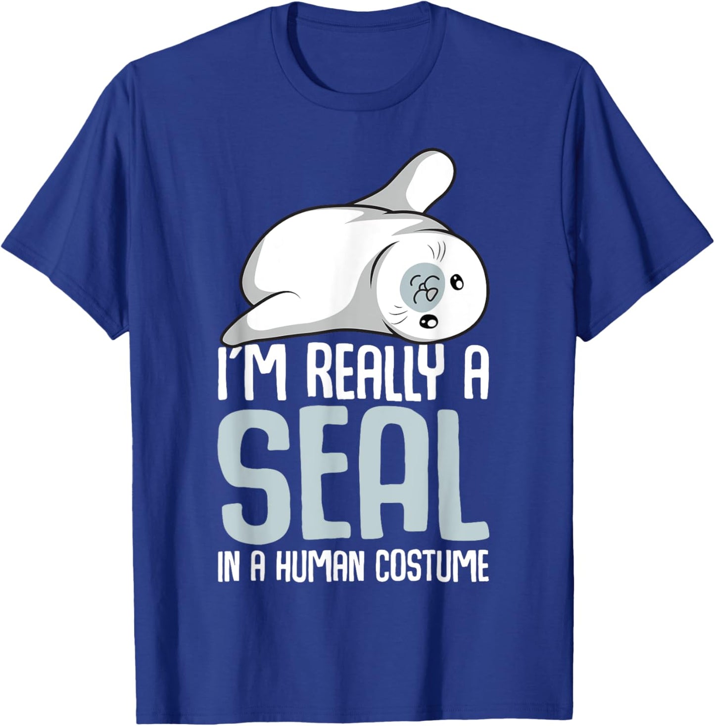 Seal Costume Sea Lion Seals Girls Boys Women T-Shirt - T-Shirt | Royal
