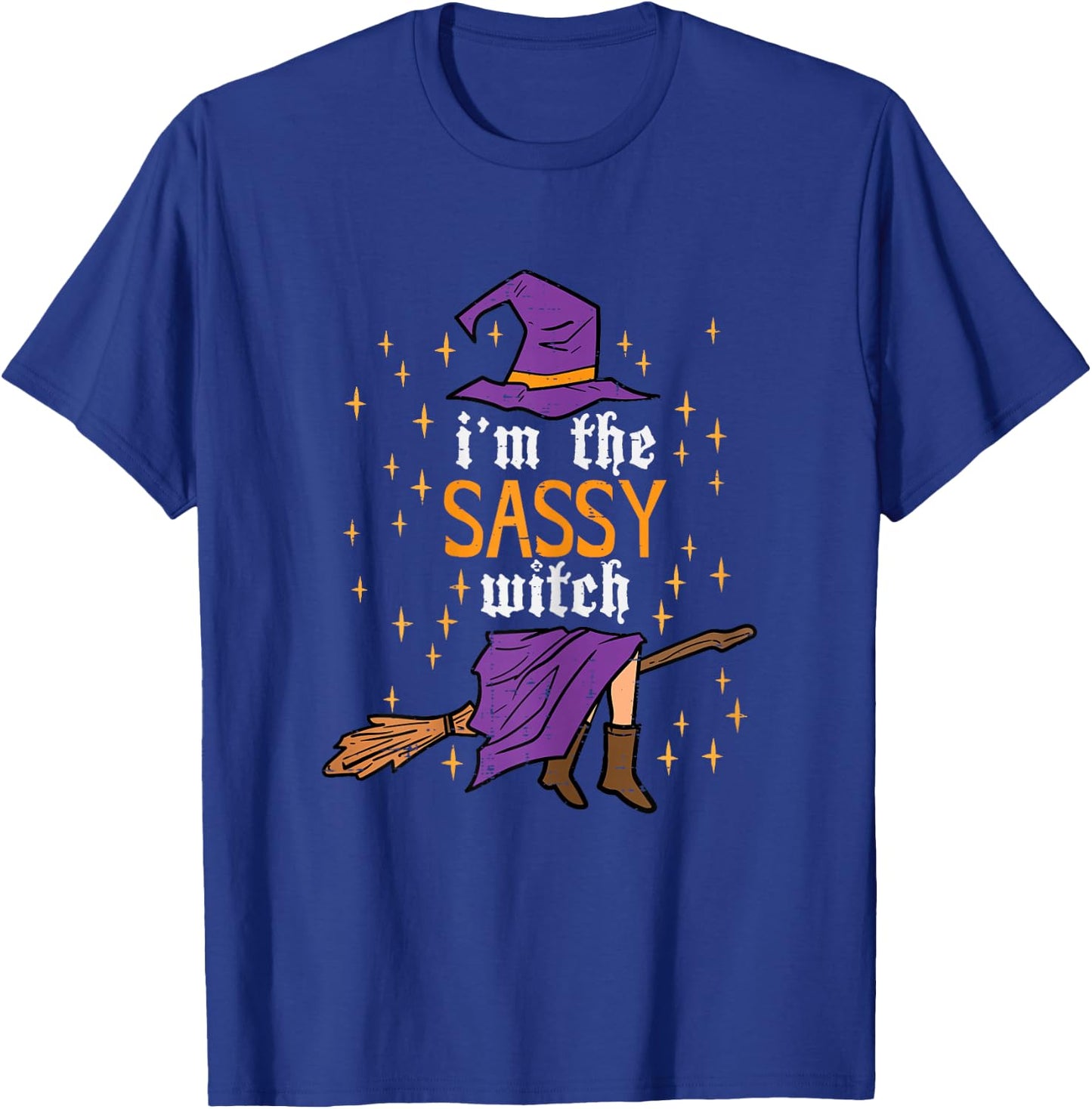 Halloween Im The Sassy Witch Funny Costume Women Girls Kids T-Shirt - T-Shirt | Royal