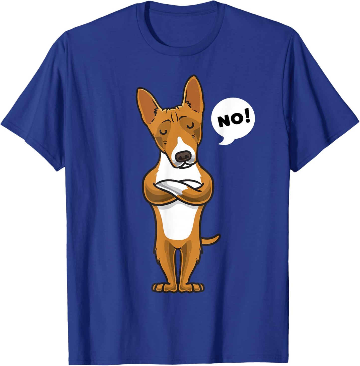 Stubborn Basenji Dog Owner T-Shirt - T-Shirt | Royal
