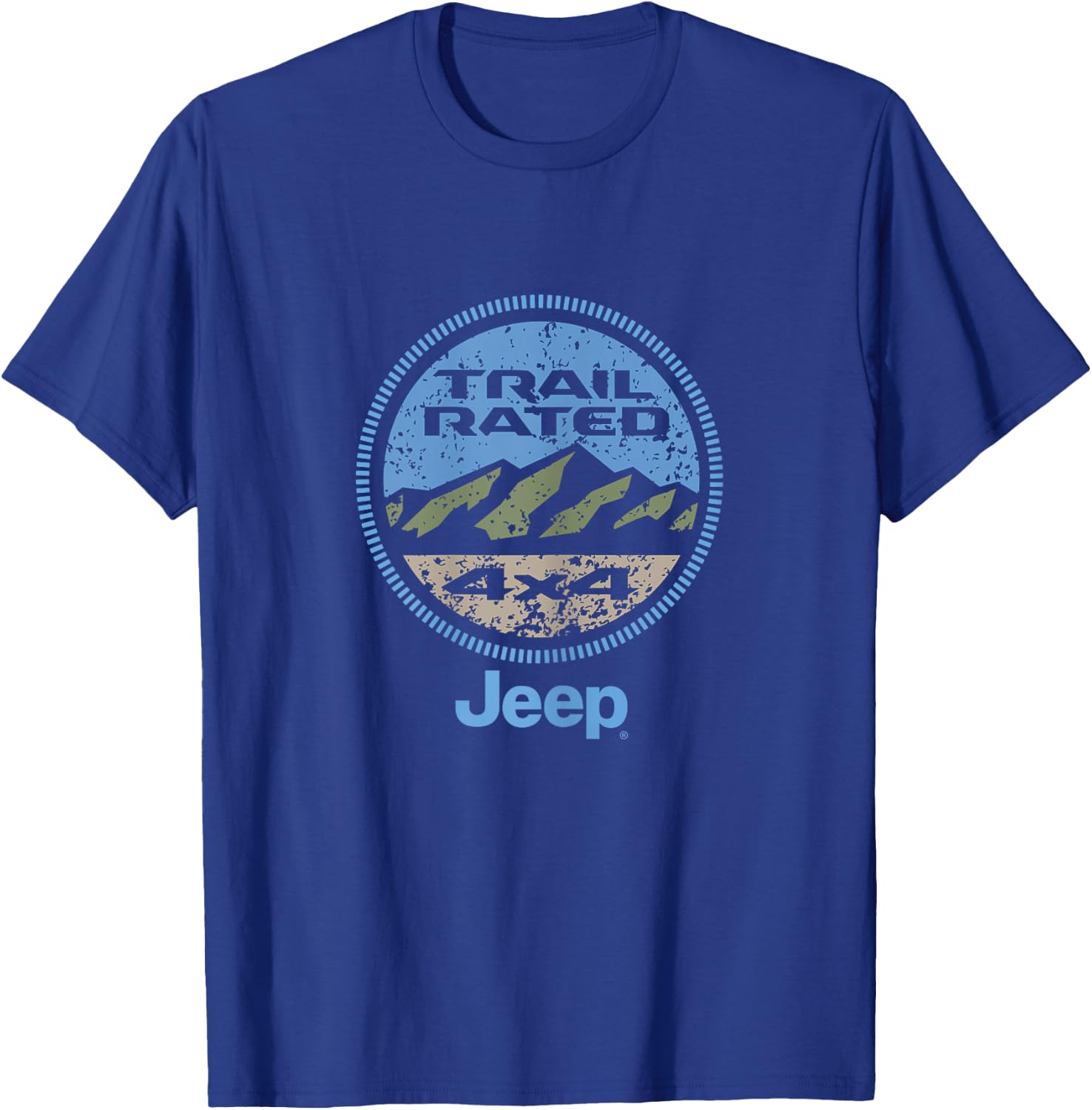 Jeep Trail Rated T-Shirt - T-Shirt | Royal
