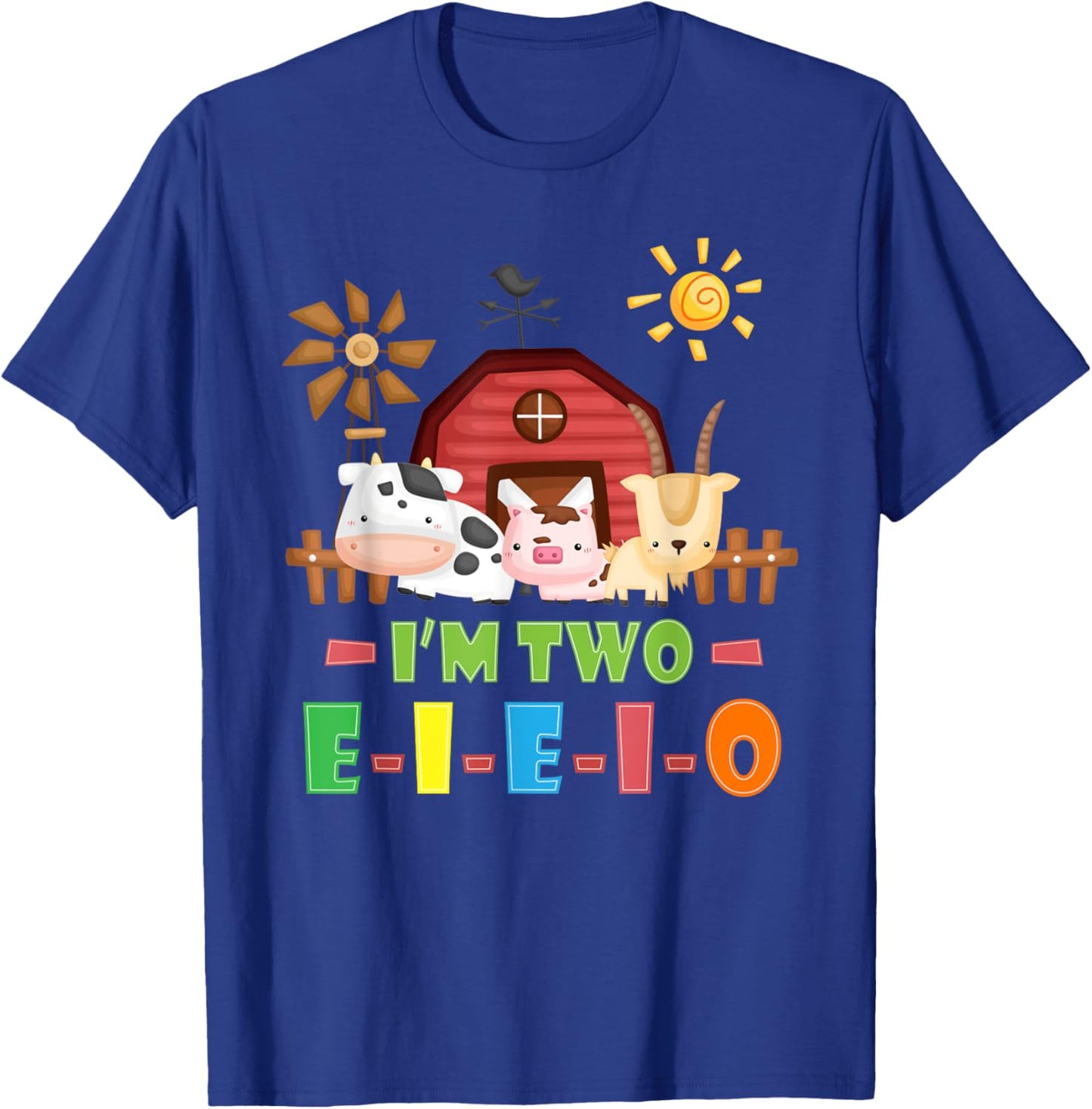 Nursery Rhymes for Kids o Toddler or Old McDonald had a Farm T-Shirt - T-Shirt | Royal
