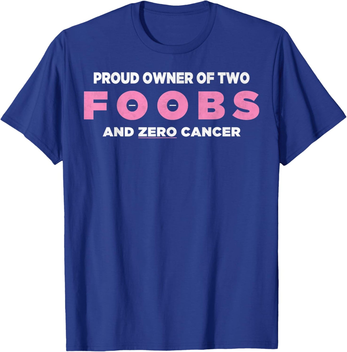 Funny Breast Cancer Design - Mastectomy Recovery T-Shirt - T-Shirt | Royal
