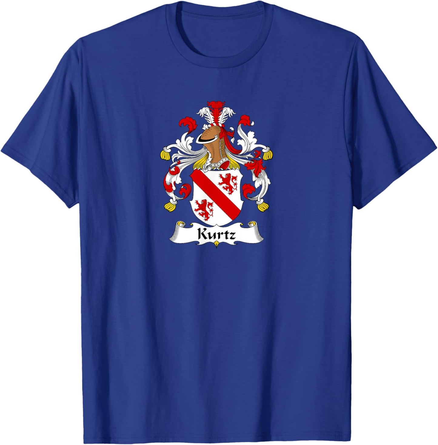 Kurtz Coat of Arms - Family Crest T-Shirt - T-Shirt | Royal
