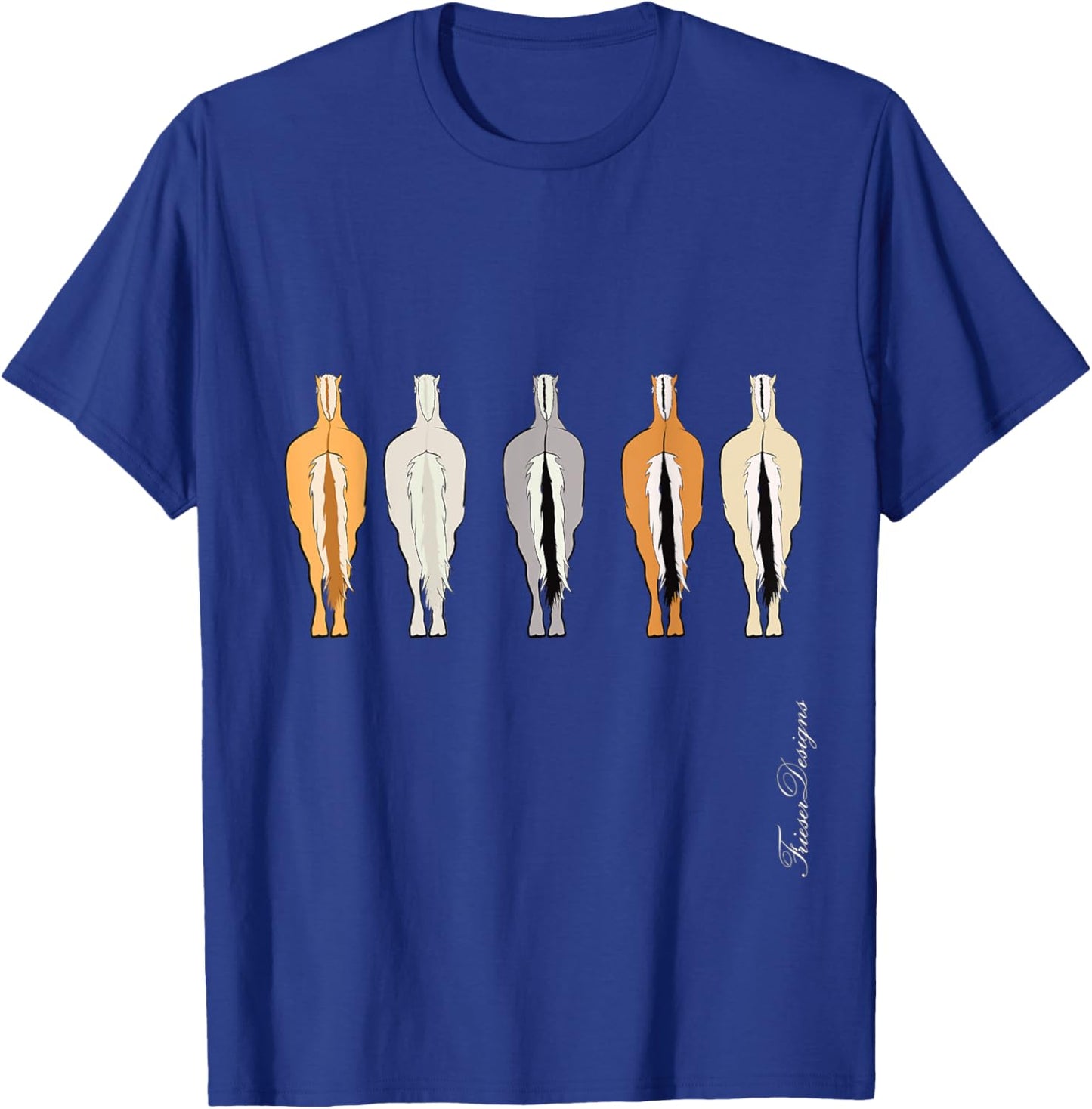 Fjord Red False Grey Album Norwegian Fjord Horse T-Shirt - T-Shirt | Royal