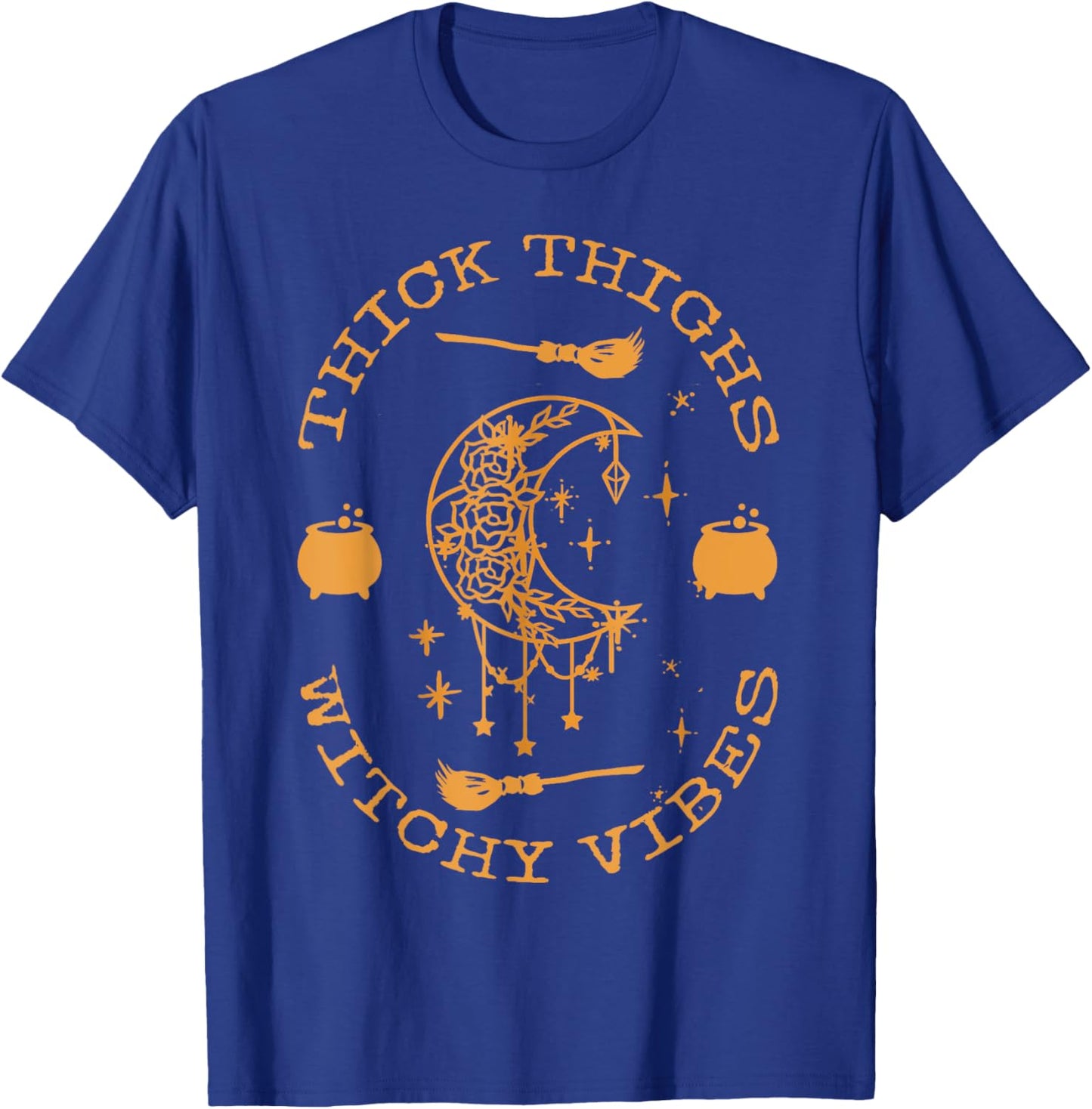 Thick thighs and spooky vibes, thick thighs and vibes T-Shirt - T-Shirt | Royal