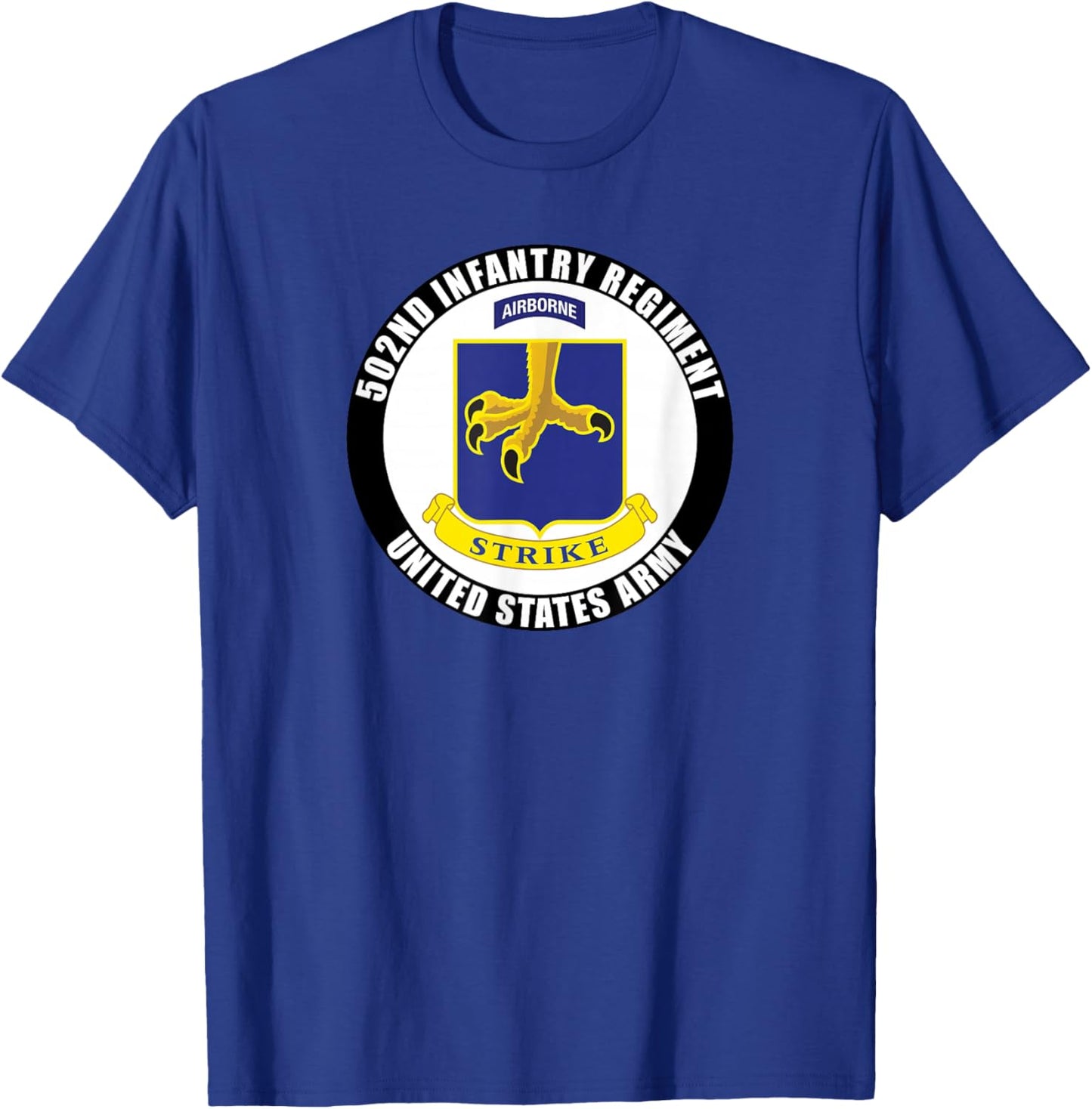 502nd Infantry Regiment United States Army Military Veteran T-Shirt - T-Shirt | Royal
