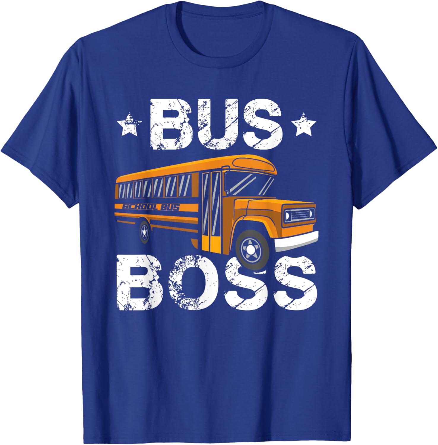 Bus Boss School Bus Driver Passenger Student Bus Driving T-Shirt - T-Shirt | Royal