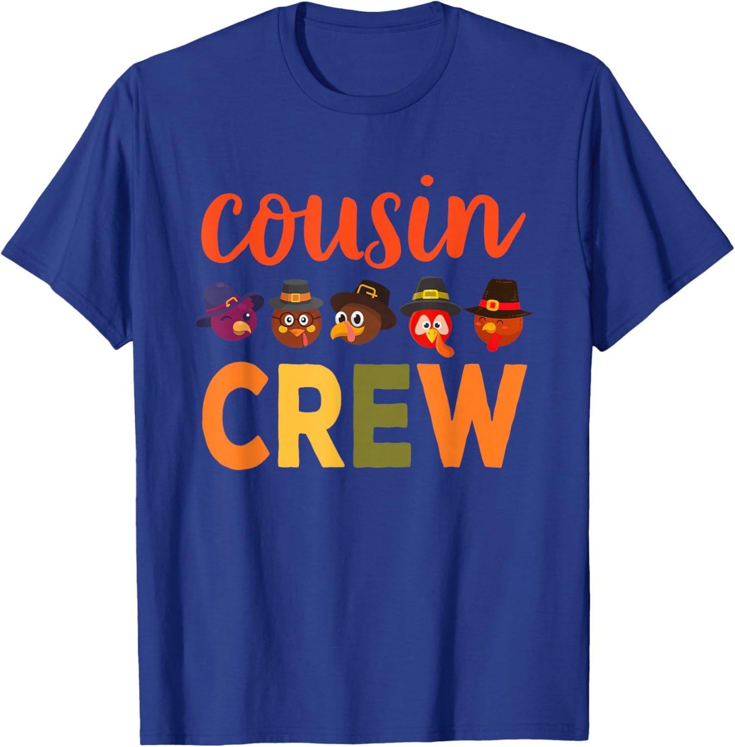 Thanksgiving Shirts for Kids Cousins Giving Boys Girl Family T-Shirt - T-Shirt | Royal