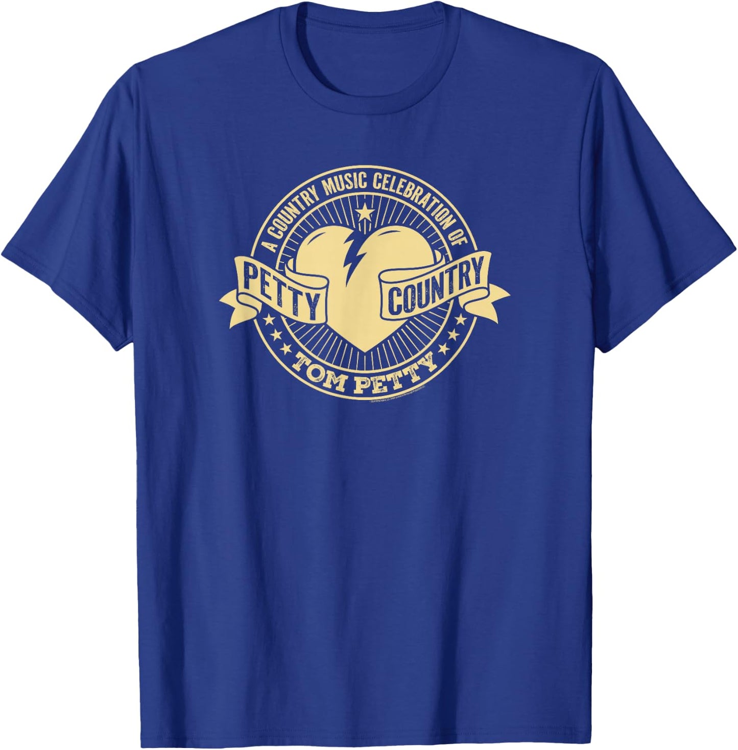 Tom Petty Country Tan Logo T-Shirt - T-Shirt | Royal