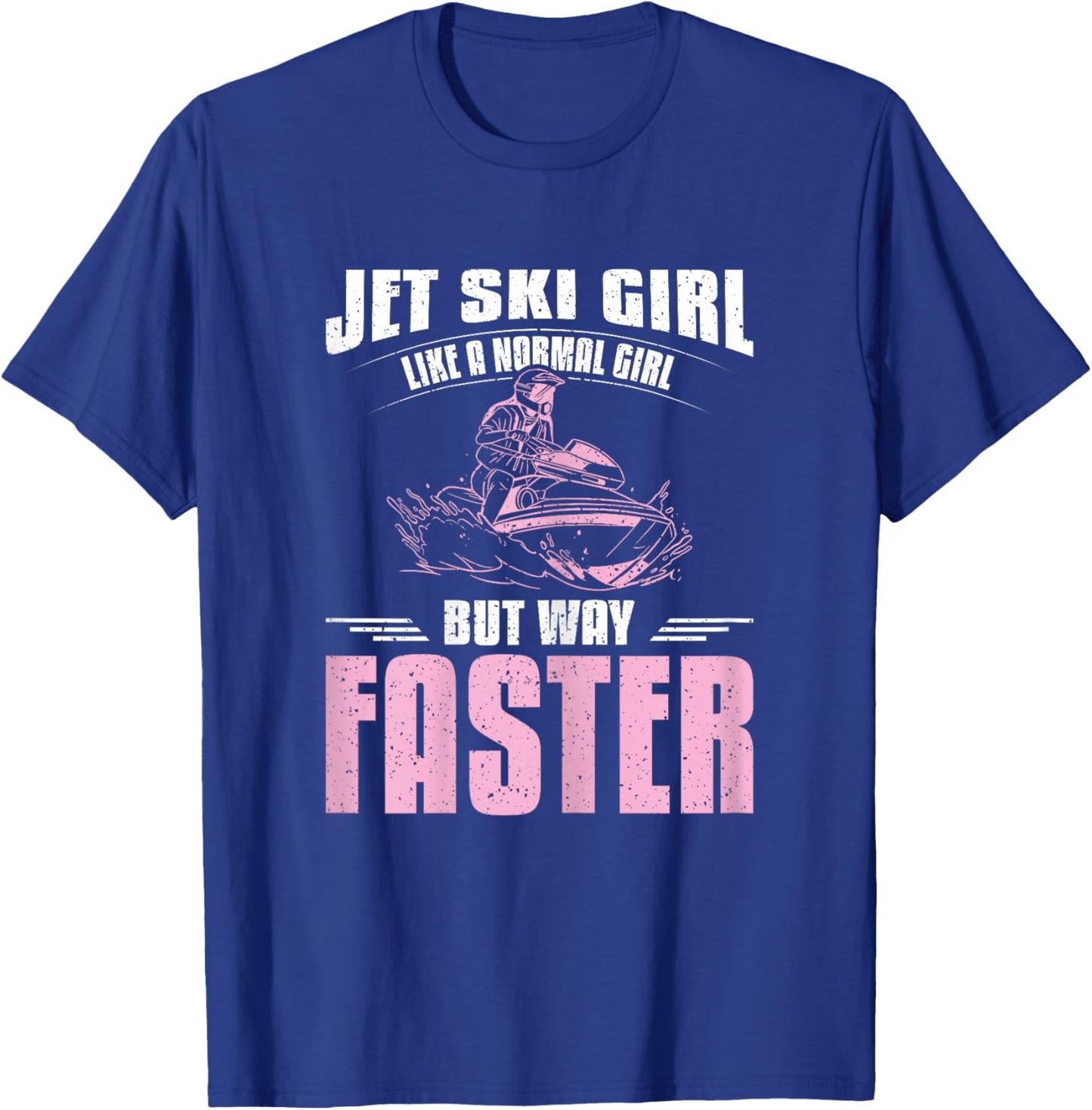 Jet ski girl T-Shirt - T-Shirt | Royal