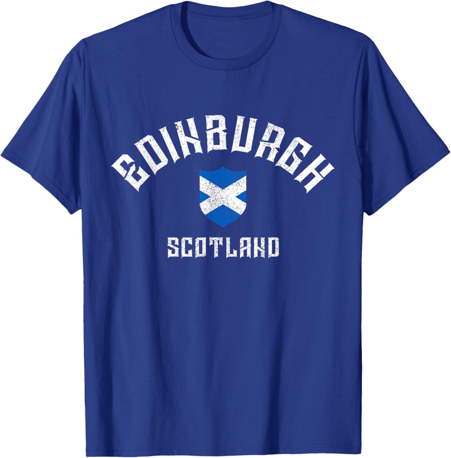 Edinburgh Scotland Scottish Flag Pride T-Shirt - T-Shirt | Royal